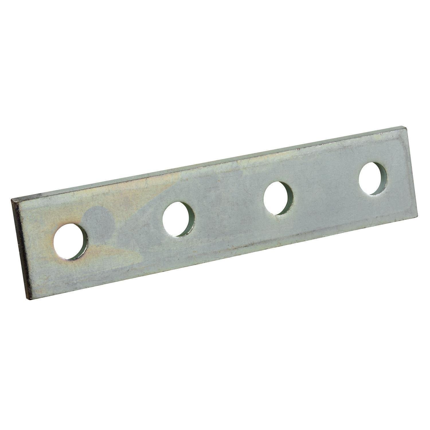 Picture of X207 EG -  4-Hole Splice Plate Length 7.25" Electro-Galvanized Steel