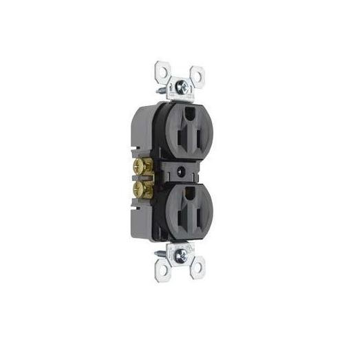 3232-TRBK - Trademaster® 15A 125V Tamper-Resistant Duplex Receptacle, Black
