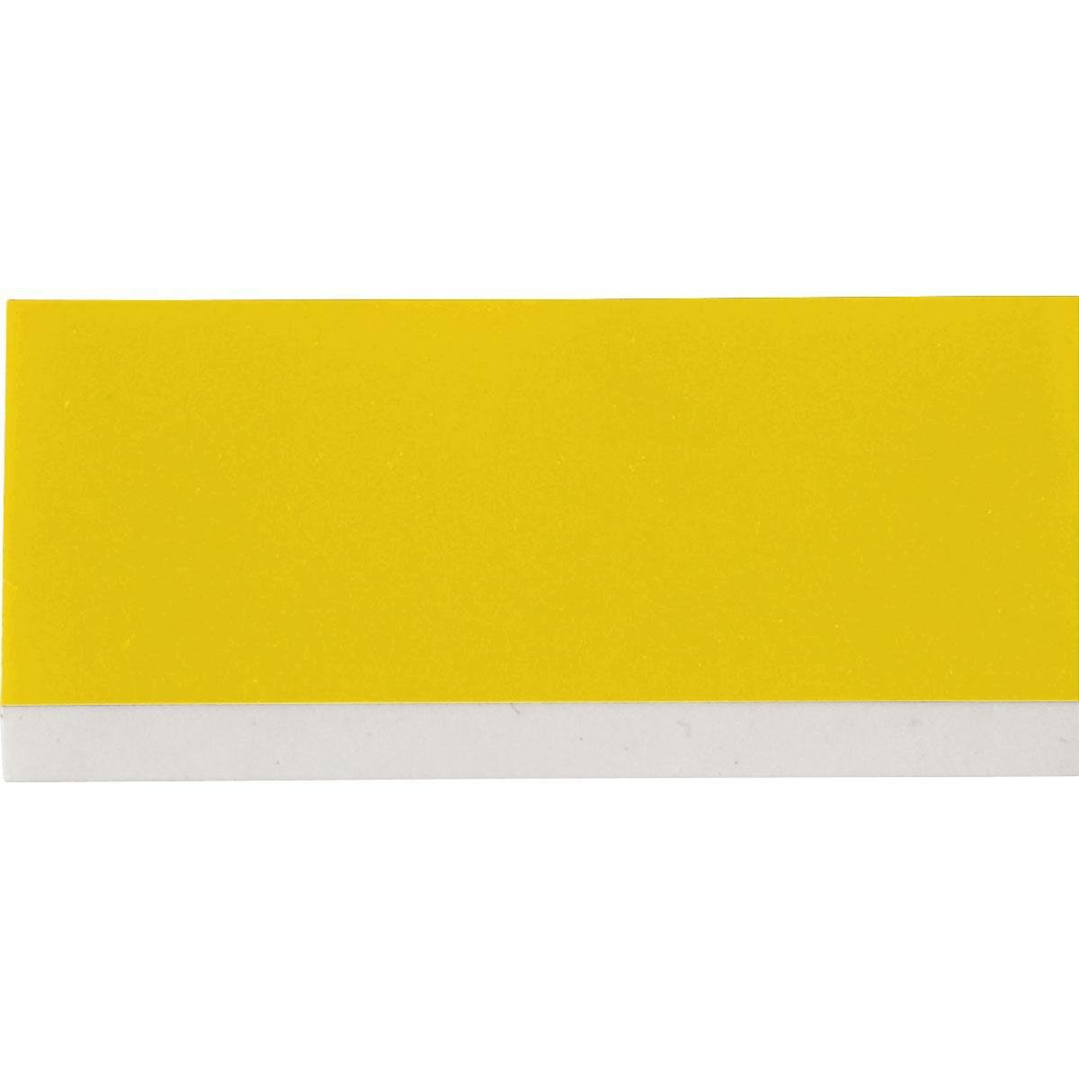 M21-750-595-YL - BMP21 Series Indoor/Outdoor Vinyl Labels 0.75" W x 21' L, Yellow