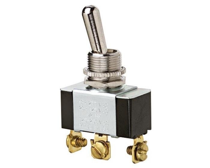 774013 - Toggle Switch, SPDT, O-F-O, Screw