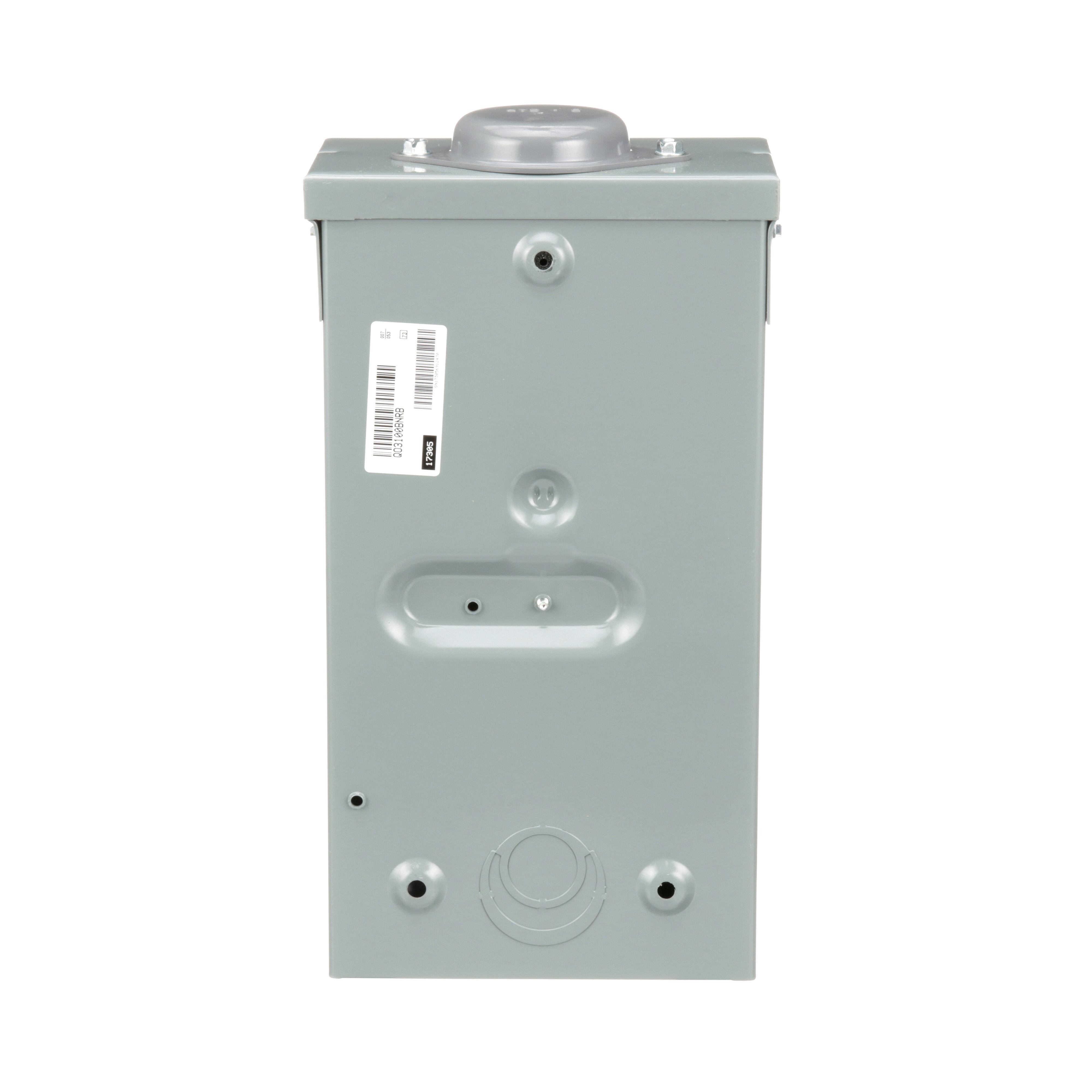 Picture of QO3100BNRB - Circuit breaker enclosure, QO, 3 phase, 3 spaces, 100A, NEMA3R, UL