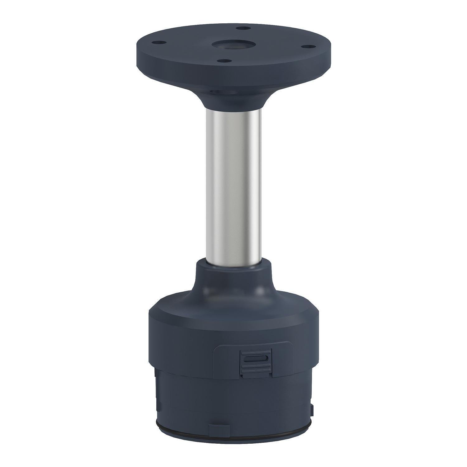 Picture of XVUZ02 - Fixing plate with 100mm aluminium pole for modular tower lights, Harmony XVU, black, 60mm