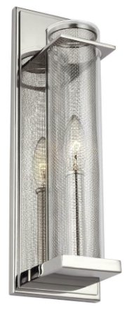 WB1874PN - Silo 1-Light Polished Nickel Sconce