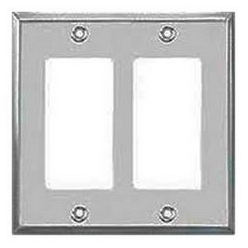 97402 - 2 Gang Gfi Receptable Stainless Steel Plate