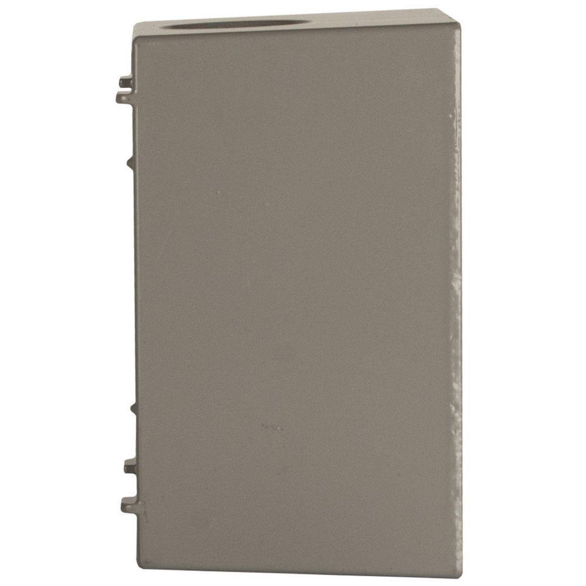 5387-0 - 1-Gang Weatherproof Deep Box, Three 1 in. Threaded Outlets, Gray