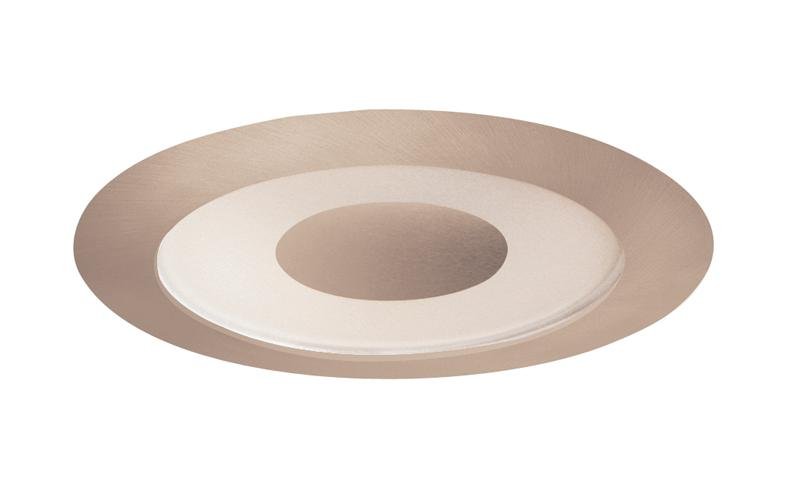 12W-WH - Juno 4-inch Frosted Lens with Clear Center Trim