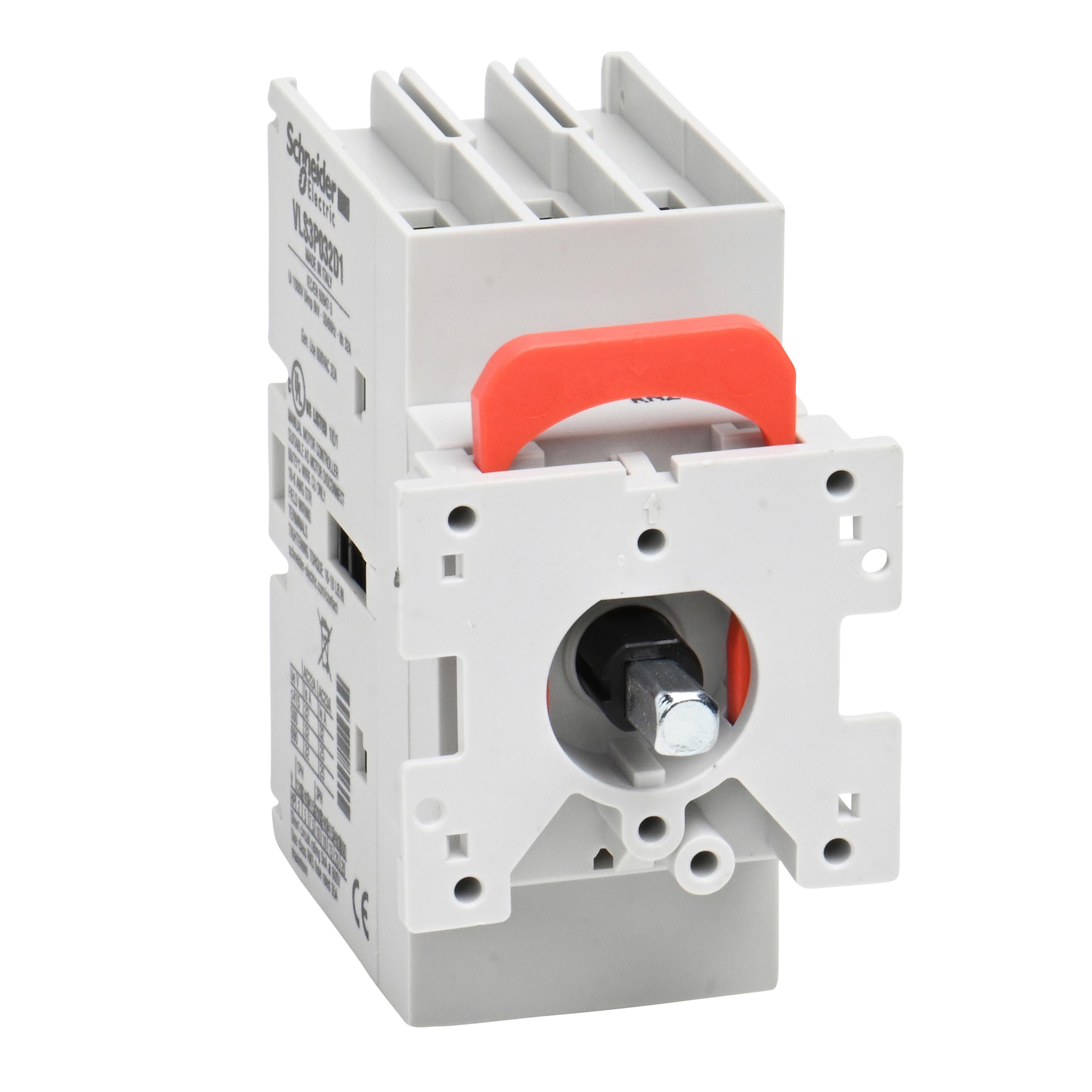 Picture of VLS3P032D1 - Disconnect switch, TeSys VLS, body switch, 32A, 20HP at 480VAC, UL508, three phase, 5kA SCCR, size 1, door mount