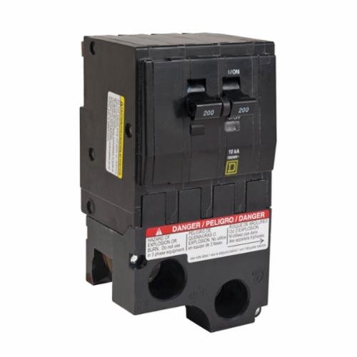 Picture of QO2150 - Mini circuit breaker, QO, 150A, 2 pole, 120/240VAC, 10kA, plug in