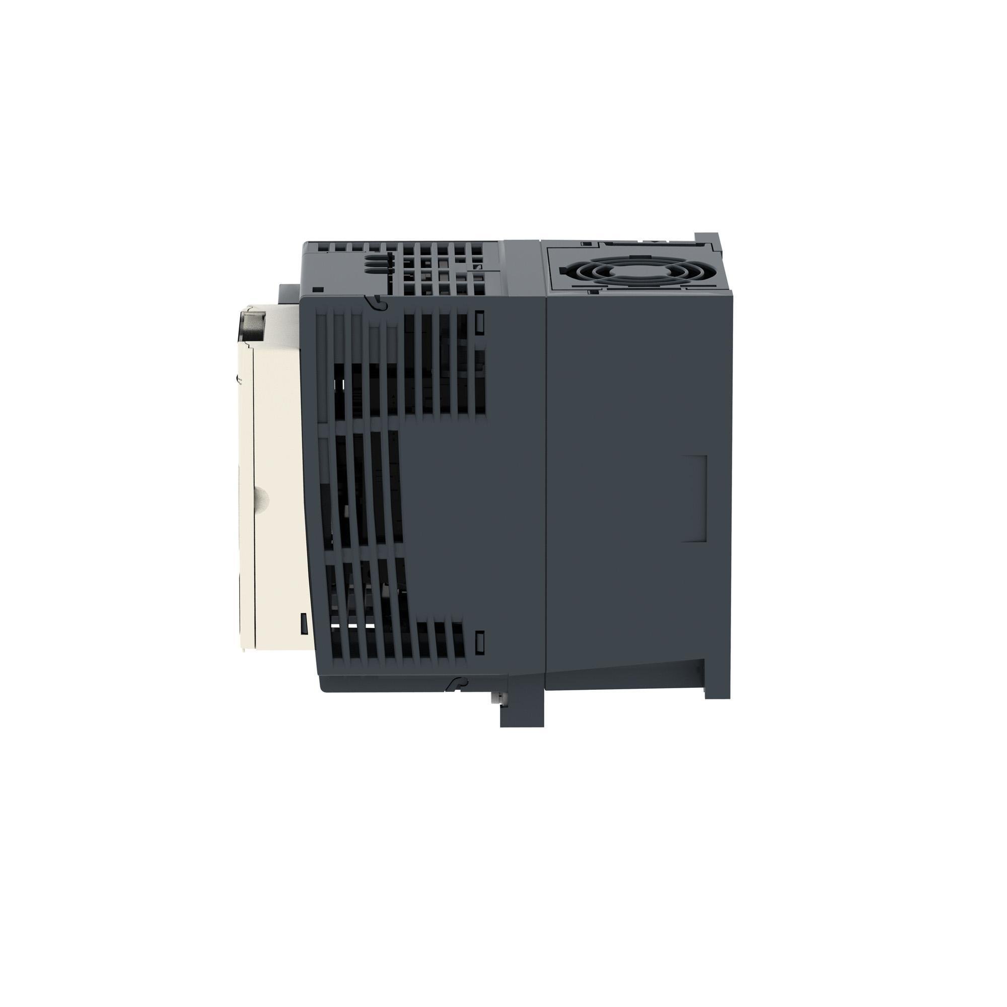 Picture of ATV12HU22M3 - variable speed drive, Altivar 12, 2.2kW, 3hp, 200 to 240V, 3 phases, with heat sink