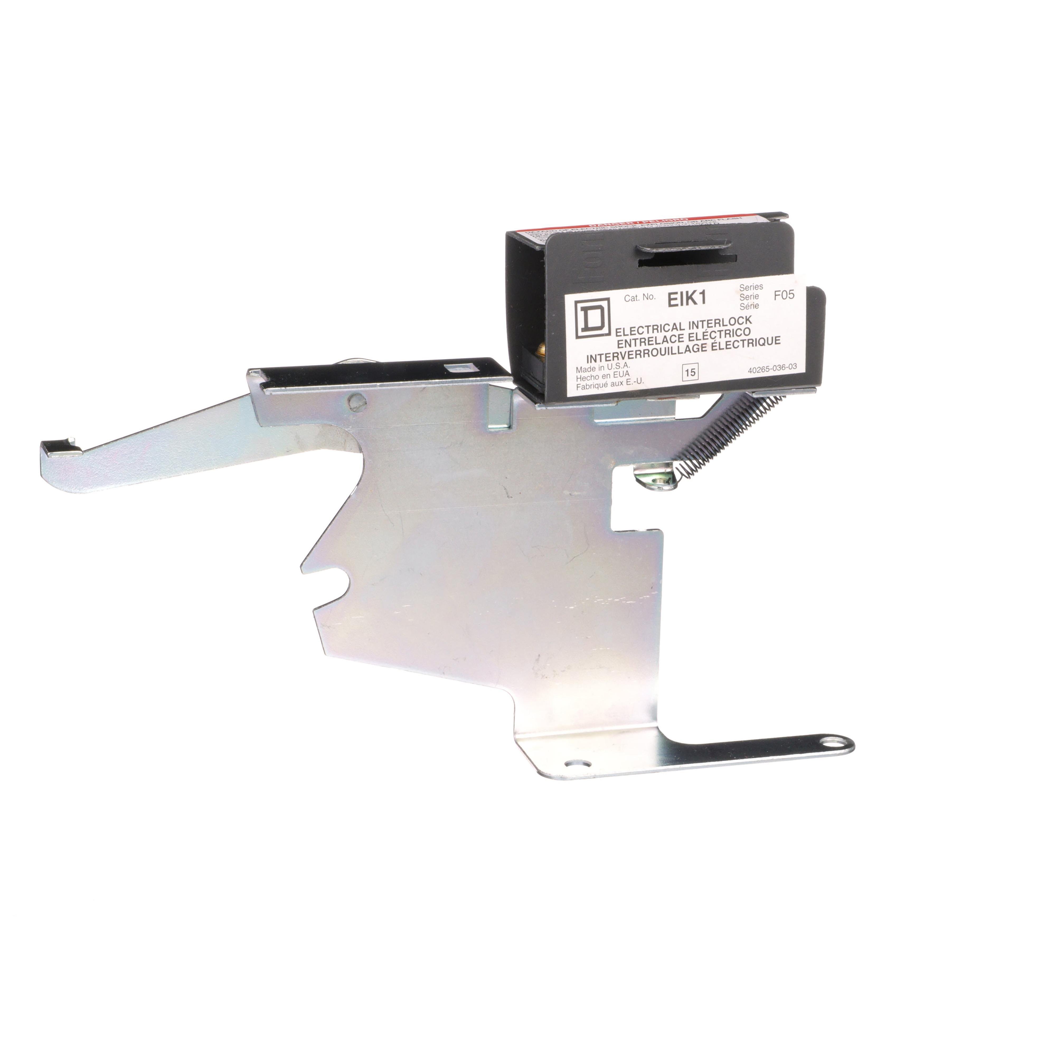 Picture of EIK1 - Interlock, safety switch, 1 x NO, 1 x NC contact, general duty series F 100A to 200A rated or heavy duty series F5/F6/F7