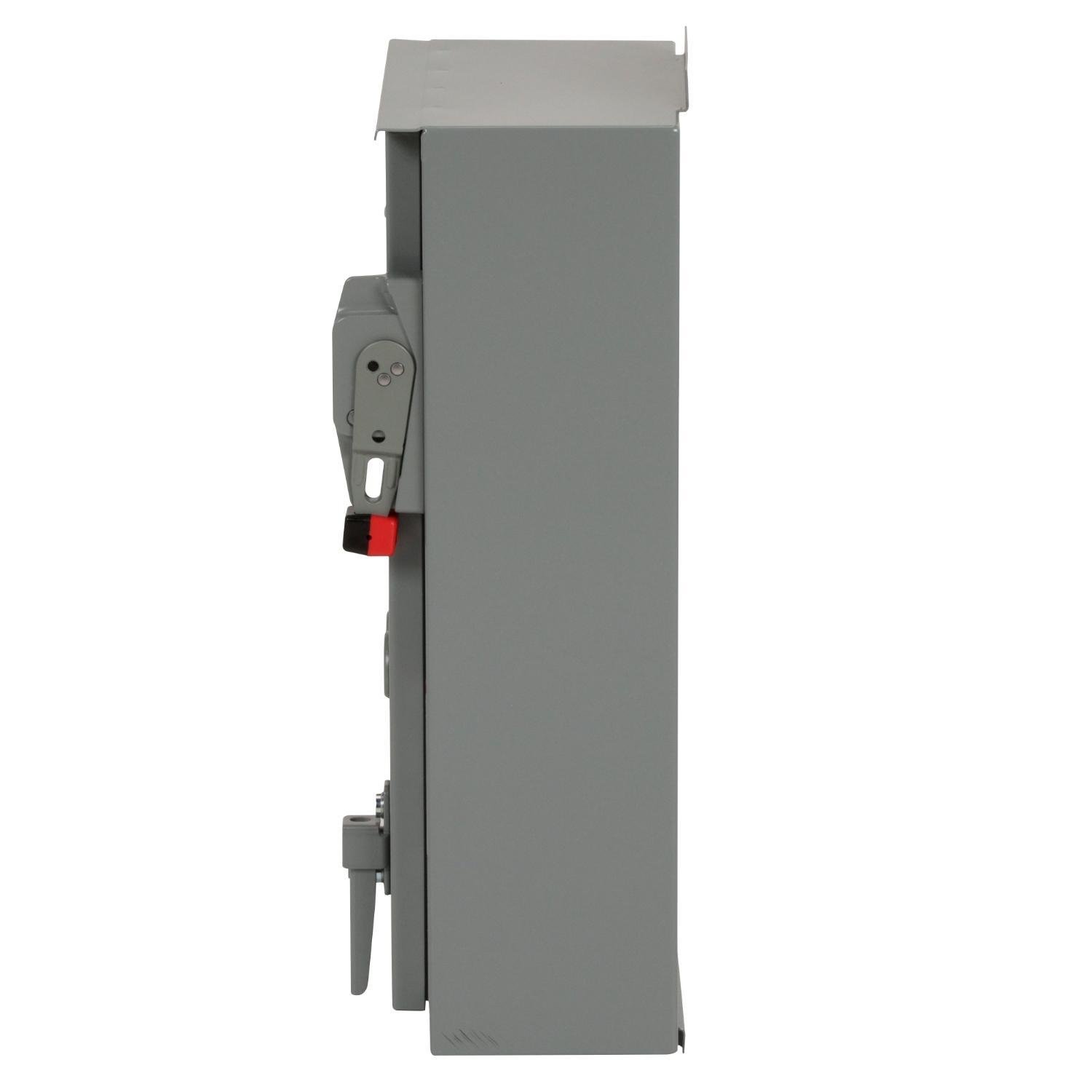 Picture of 8538SBA23V02S - NEMA combination starter, Type S, 30A fusible disconnect, Size 0, 18A, 5HP at 600VAC, 3 phase, 3 pole, 120VAC coil, NEMA 12 [TAA]