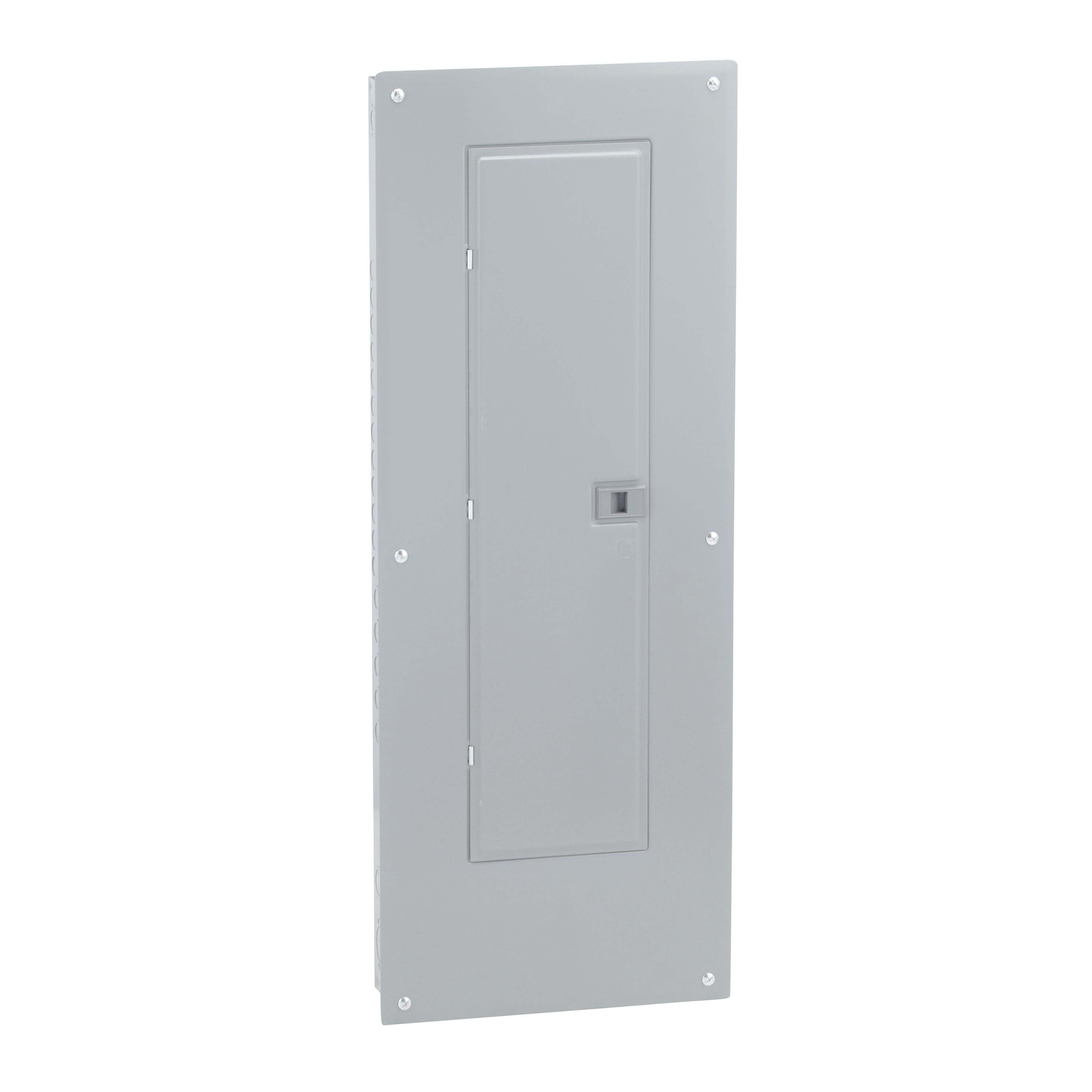 HOM4080L225PGC - Load center, Homeline, 1 phase, 40 spaces, 80 circuits, 225A convertible main lugs, PoN, NEMA1, gnd bar, combo cover