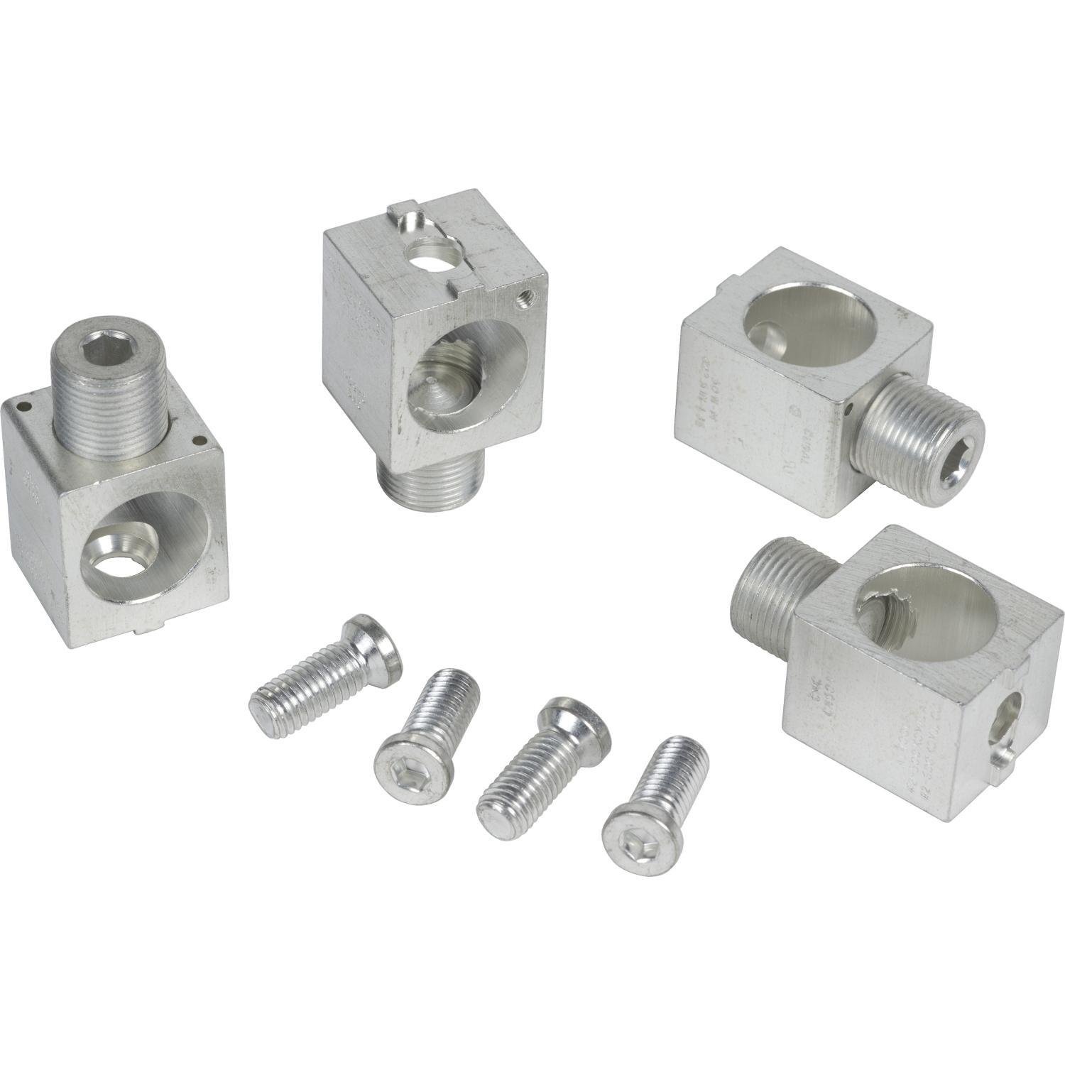 AL400L61K4 - Circuit breaker accessory, PowerPacT L, lug kit, mechanical, 250A, 4 pole, Al