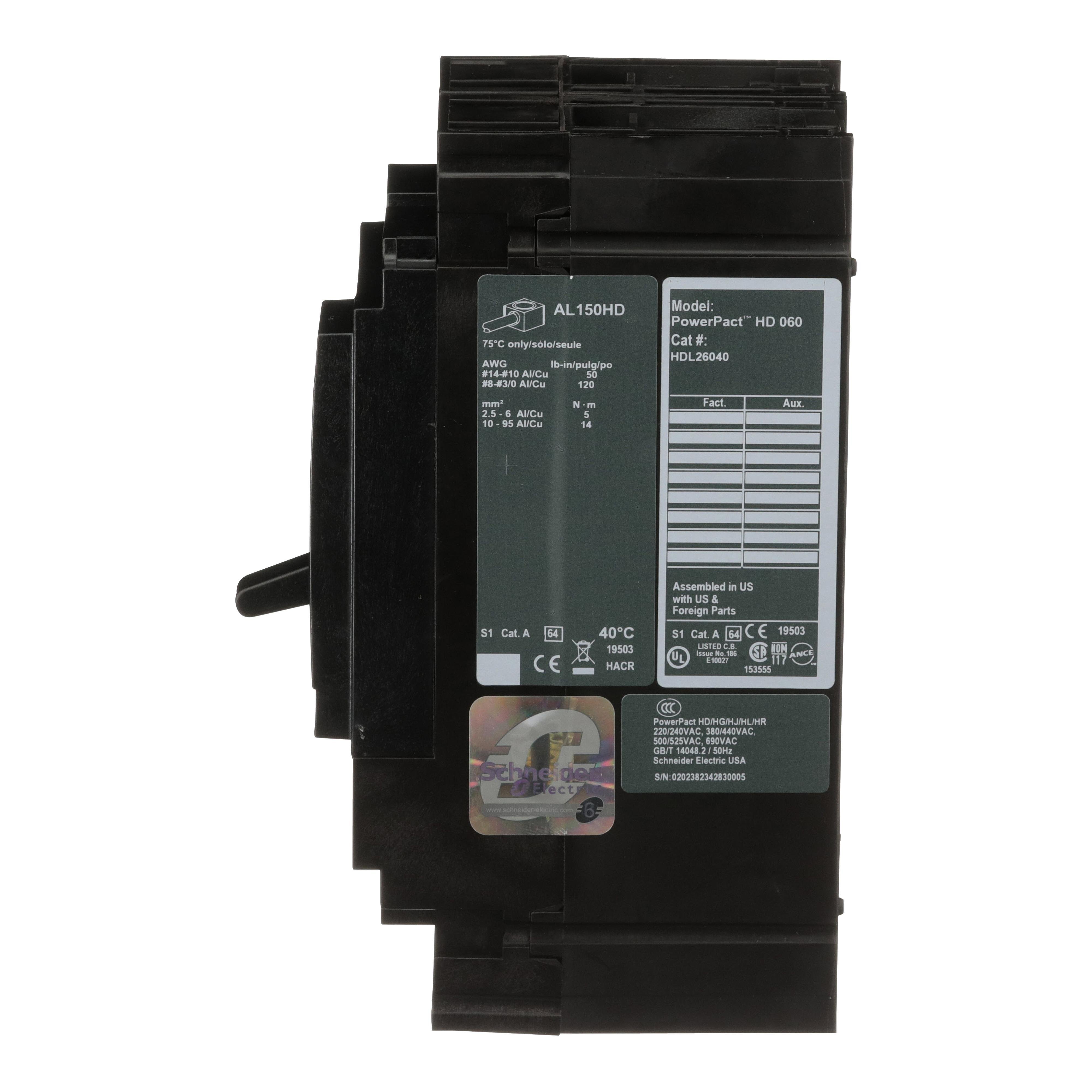 Picture of EIK2 - Interlock, safety switch, 2 x NO, 2 x NC contact, general duty series F 100A to 200A rated or heavy duty series F5/F6/F7