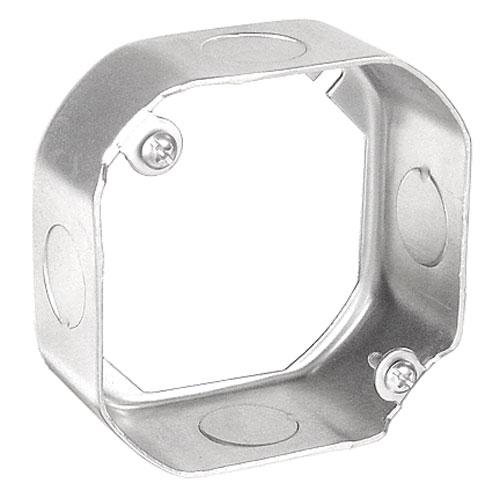 55151-S - 55151-S - Octagon Extension Ring 1-1/2" Deep 1/2 & 3/4" KOs, 4", 50 Pak