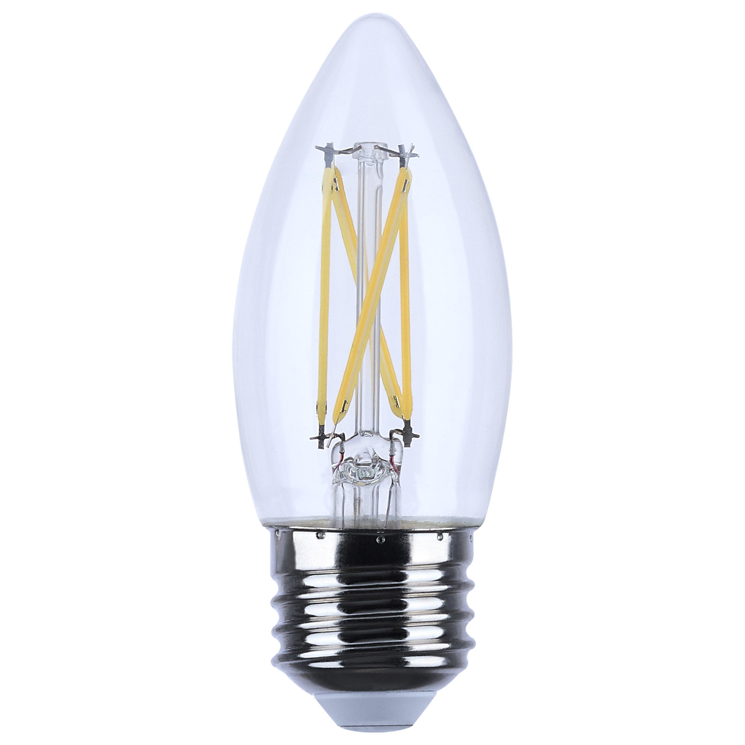 Picture of S21284 - 4 Watt B11 LED - Clear - Medium base - 90 CRI - 2700K - 120 Volt