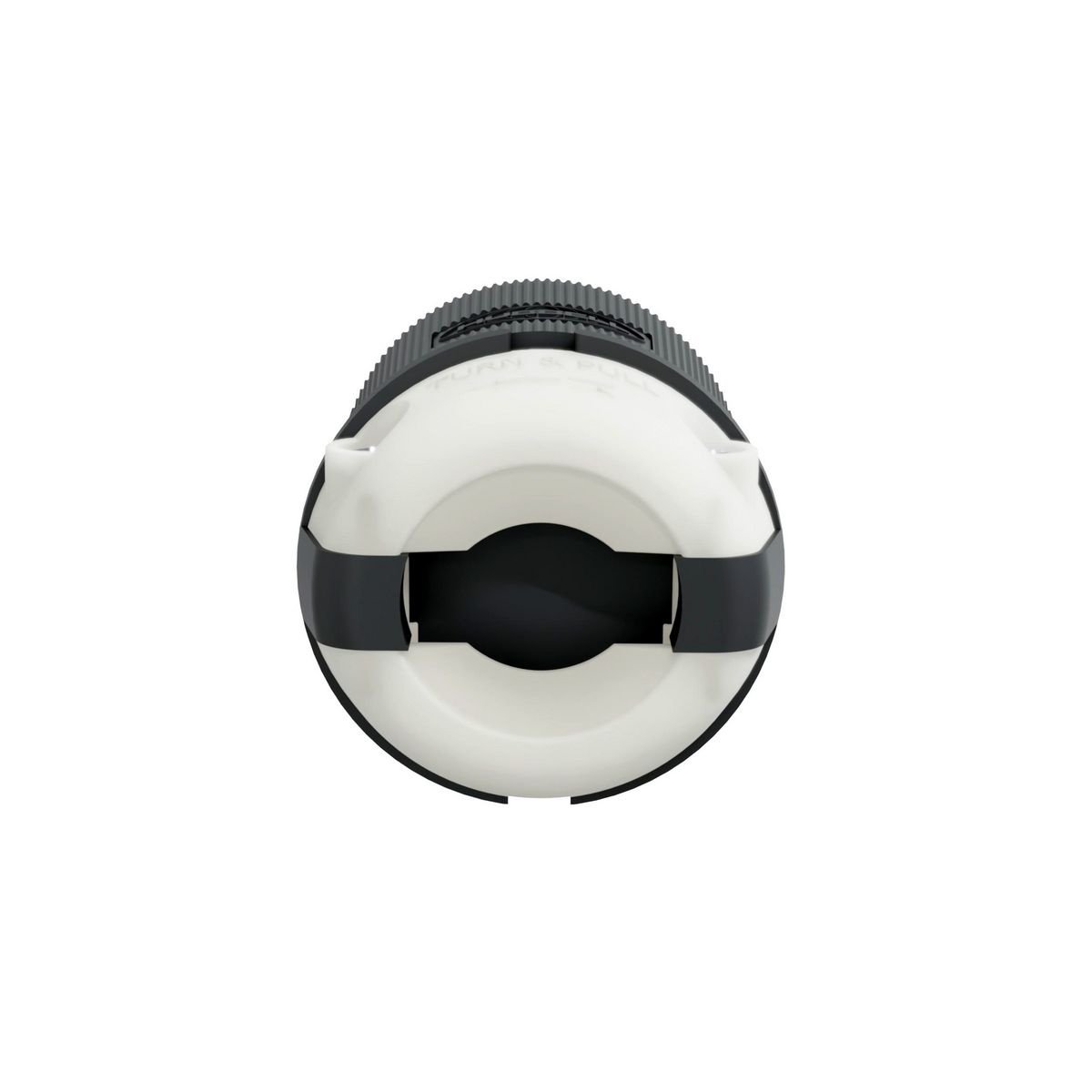 HBL2811ST - Locking Devices, EdgeConnect™ Twist-Lock®, Industrial, Male Insulgrip® Plug, 30A 3-Phase 120/208V AC, 4-Pole 5-Wire Grounding, L21-30P, Spring Terminal, Black and White Nylon.