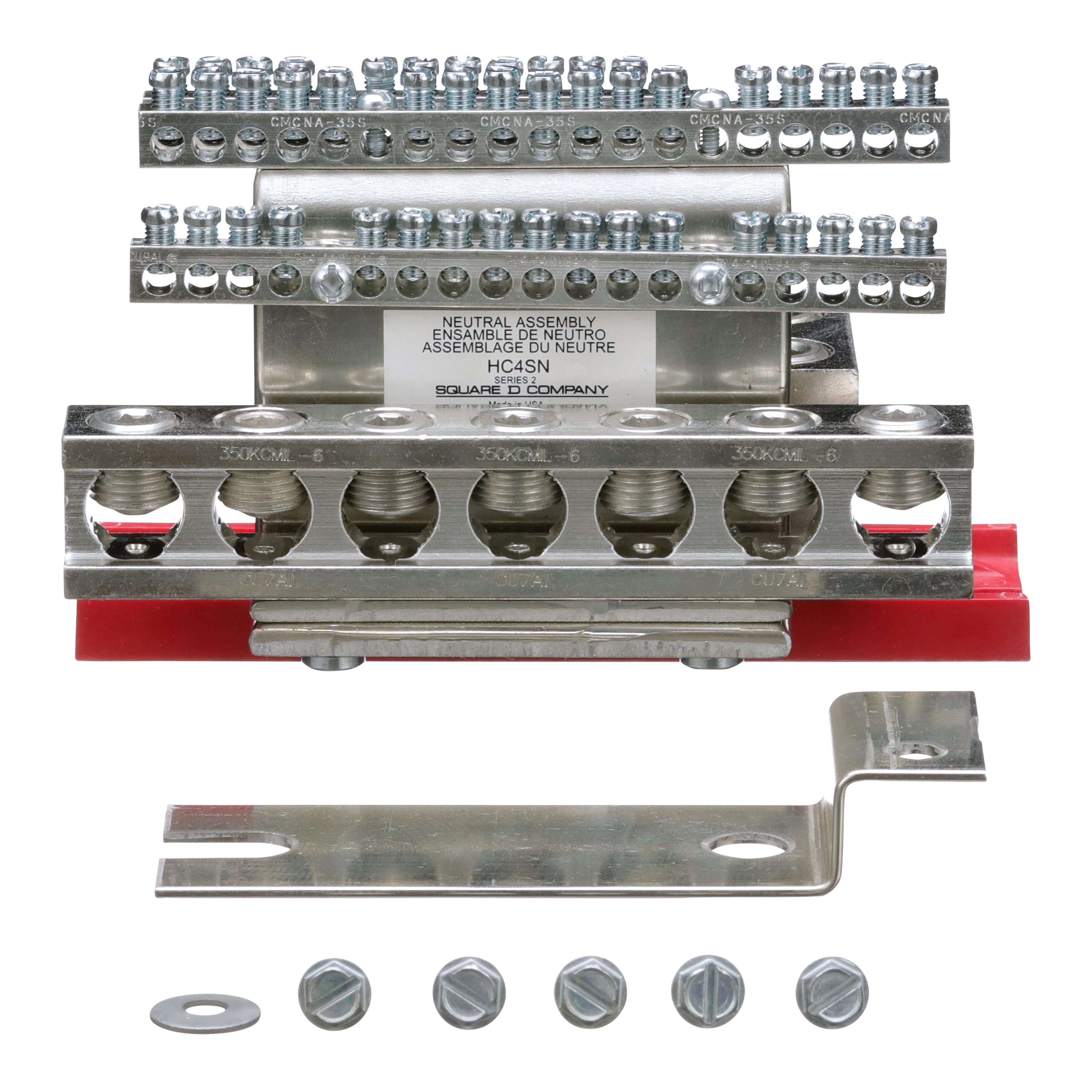 Picture of HC4SN - Panelboard accessory, I-Line, assembly kit, solid neutral, 400A, 14 AWG to 350kcmil