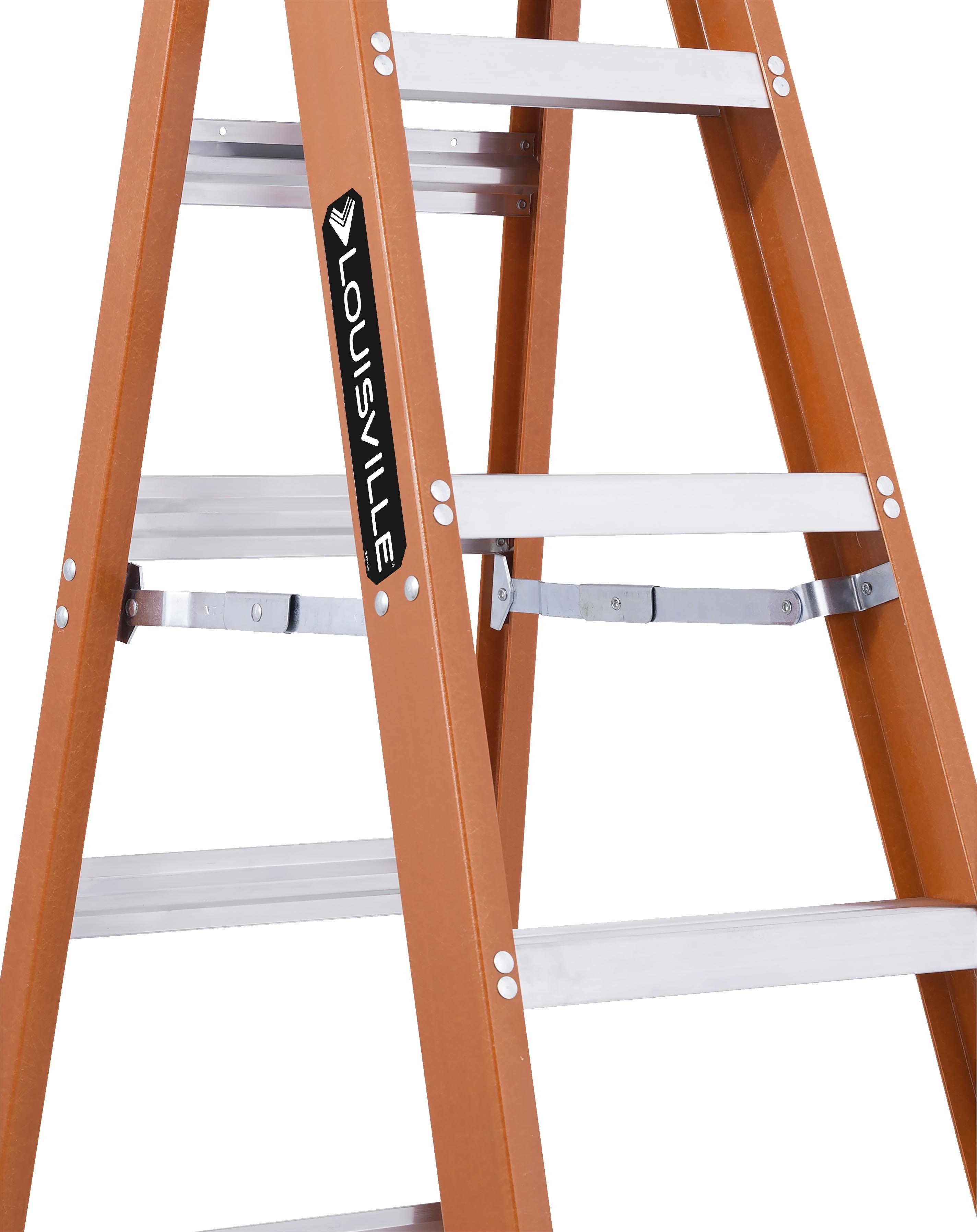 Picture of FS1506 - Louisville Ladder 6-Foot Fiberglass Step Ladder, Type IA, 300-pound Load Capacity, FS1506