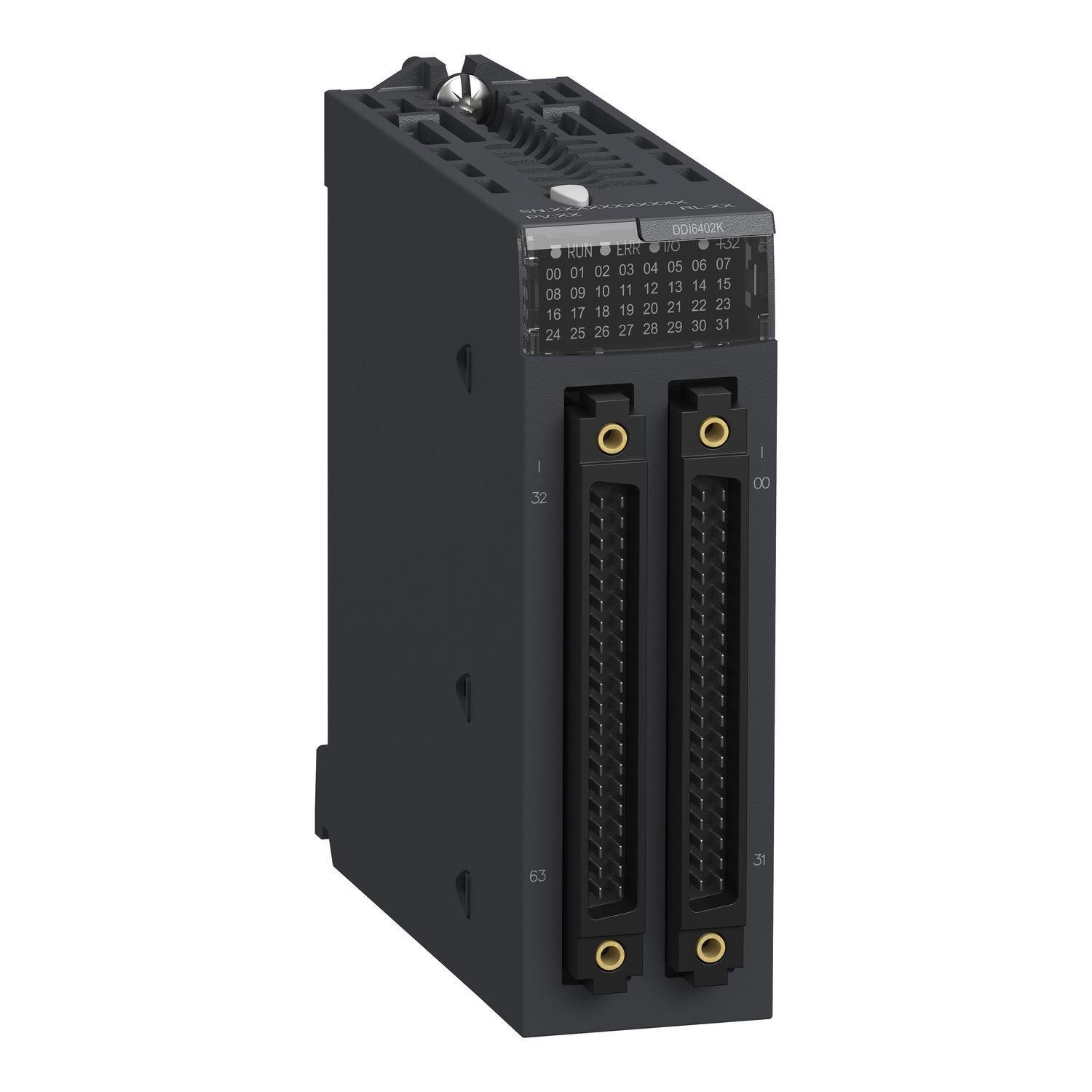 Picture of BMXDDI6402K - discrete input module, Modicon X80, 64 inputs, 24V DC positive