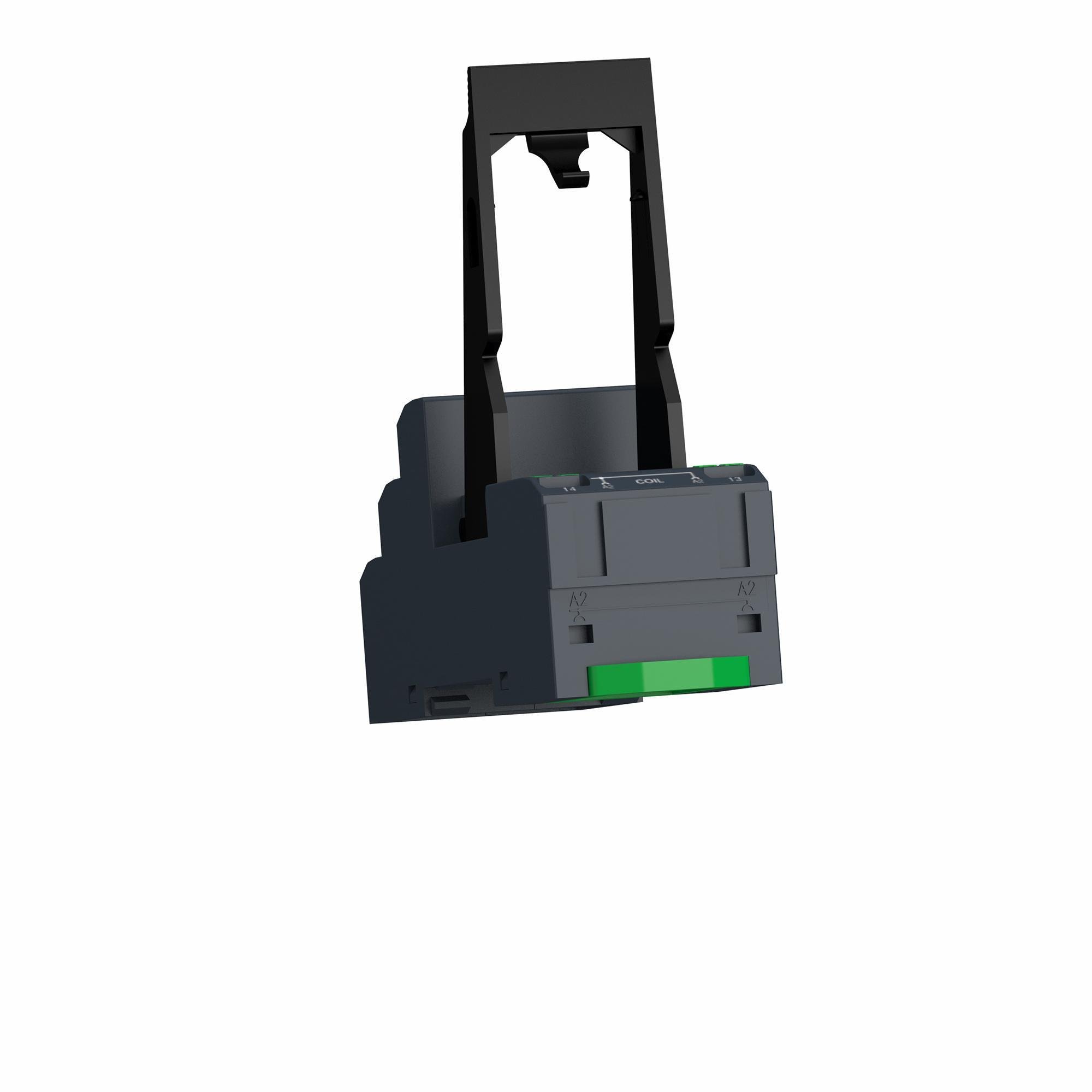 Picture of RXZE14P - push in socket with clamp, Harmony Electromechanical Relays, for RXM relays, 12A 2CO, 6A 4CO, push in terminals, separate contact