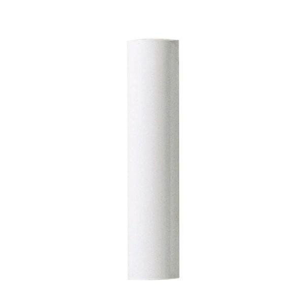 90/371 - Plastic Drip Candle Cover - White Plastic - 1-3/16" Inside Diameter - 1-1/4" Outside Diameter - 4" Height