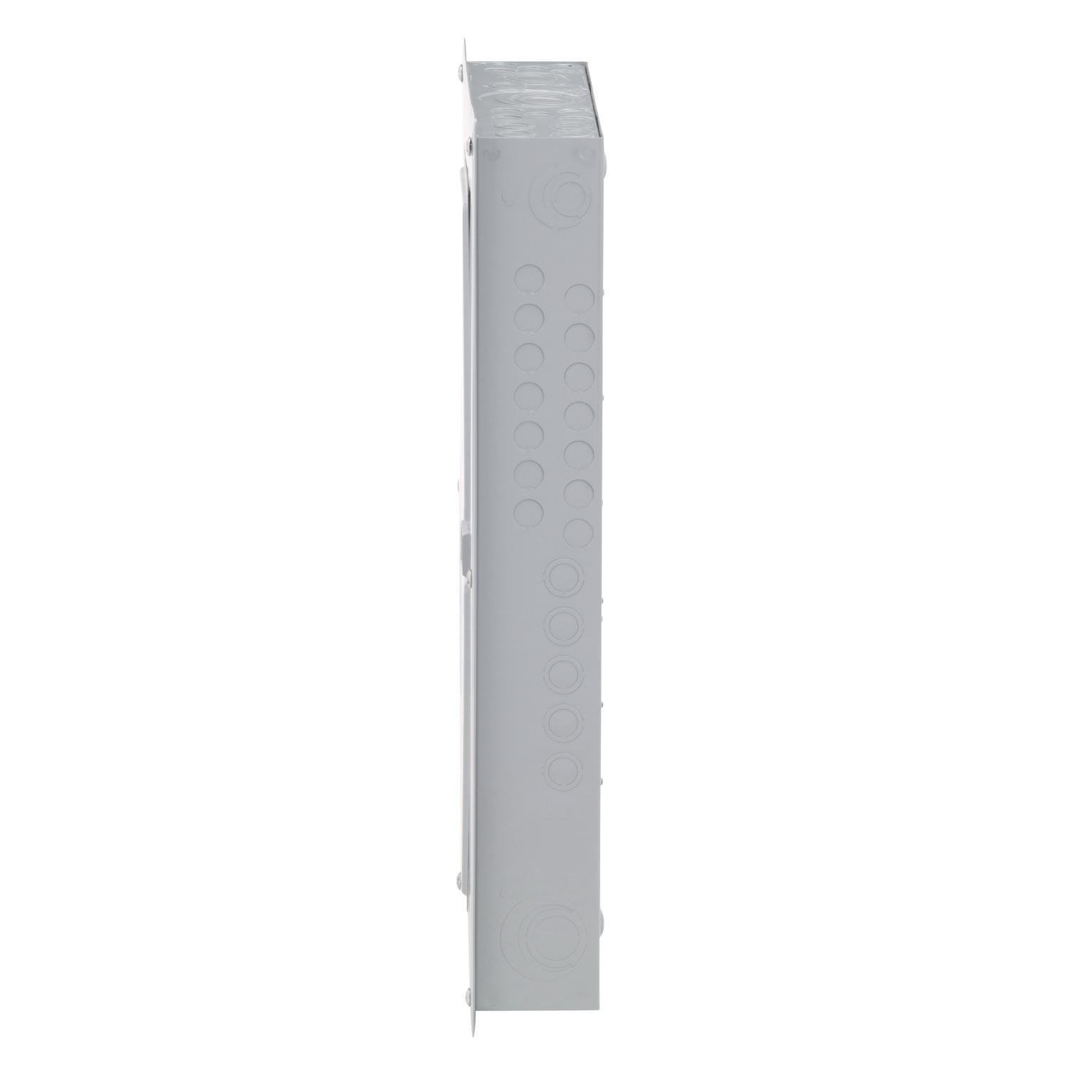 Picture of HOM2040L125PC - Load center, Homeline, 1 phase, 20 spaces, 40 circuits, 125A convertible main lugs, PoN, NEMA1, combo cover