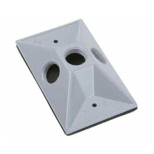 WPB13-W - Outdoor Lamp Cluster Cover for Single Gang Box, White