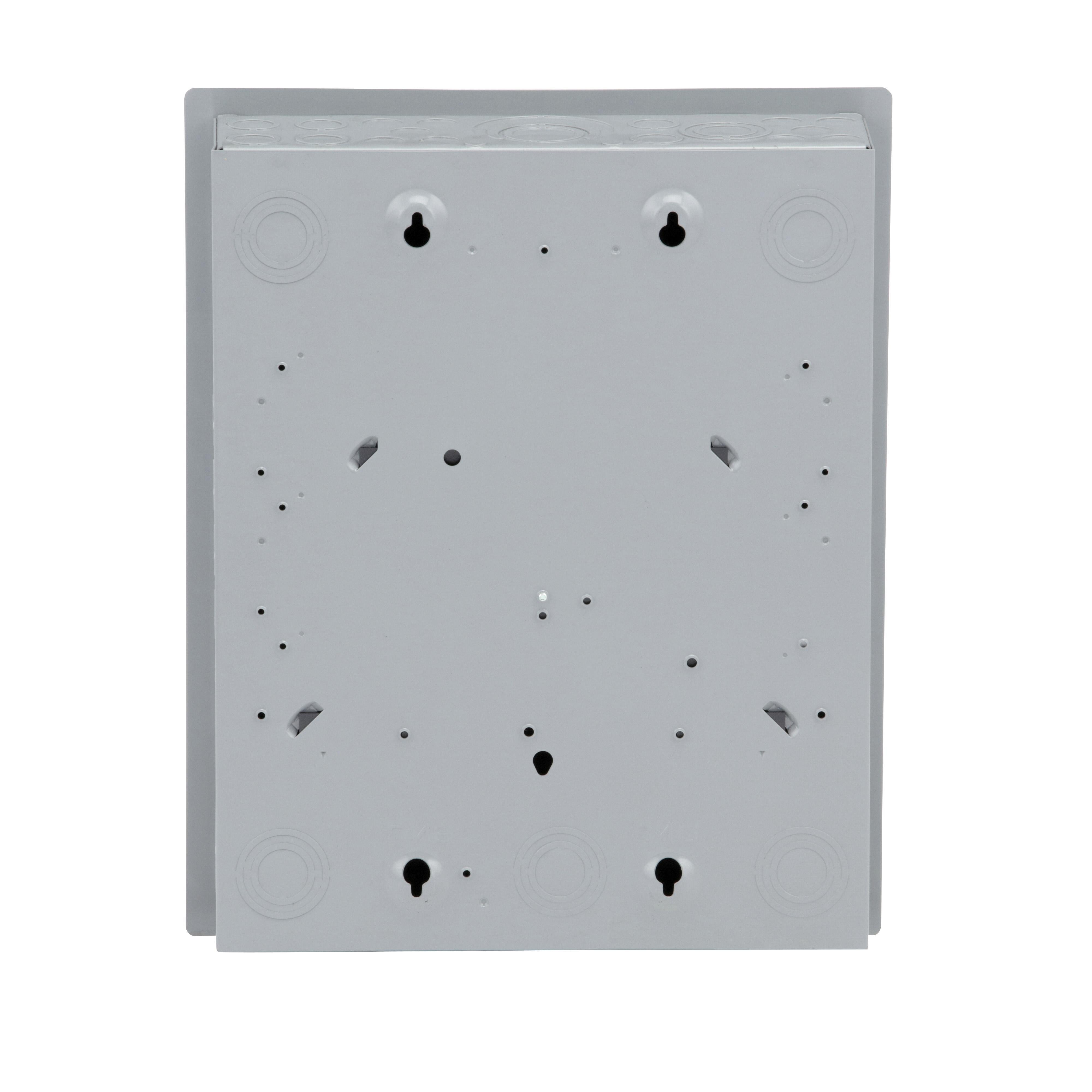 Picture of HOM1224L125PC - Load center, Homeline, 1 phase, 12 spaces, 24 circuits, 125A convertible main lugs, PoN, NEMA1, combo cover