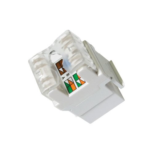 Picture of WP3450-WH - Category 5e RJ45 Keystone Connector, White