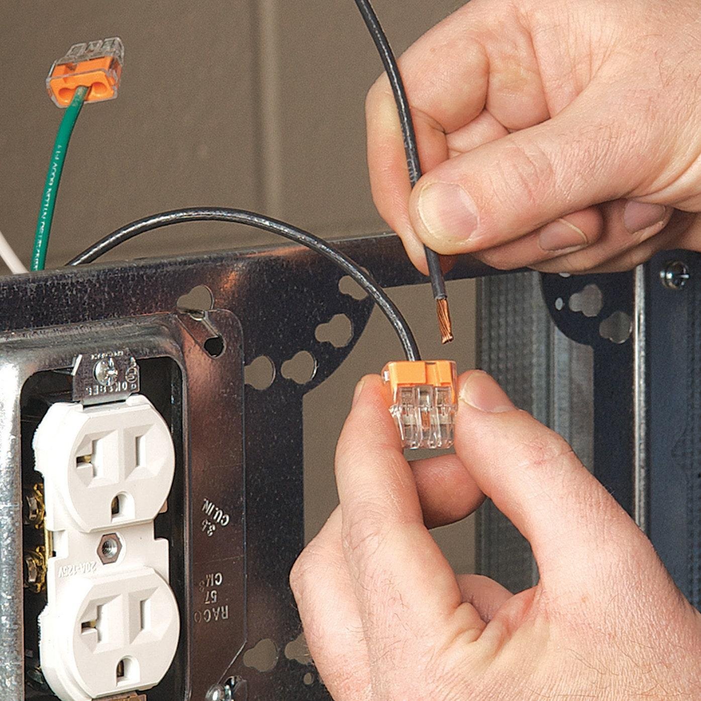 Picture of 30-1034 - In-Sure® Push-In Wire Connector, Model 34 4-Port Yel, Box of 100