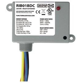 RIB01BDC - Enclosed Relay, Class 2 Dry Contact Input, 120VAC