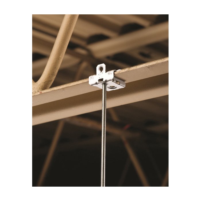 Picture of M24 - Hammer-On Flange Clip, Bottom Mount, Spring Steel, 1/8"–1/4" Flange