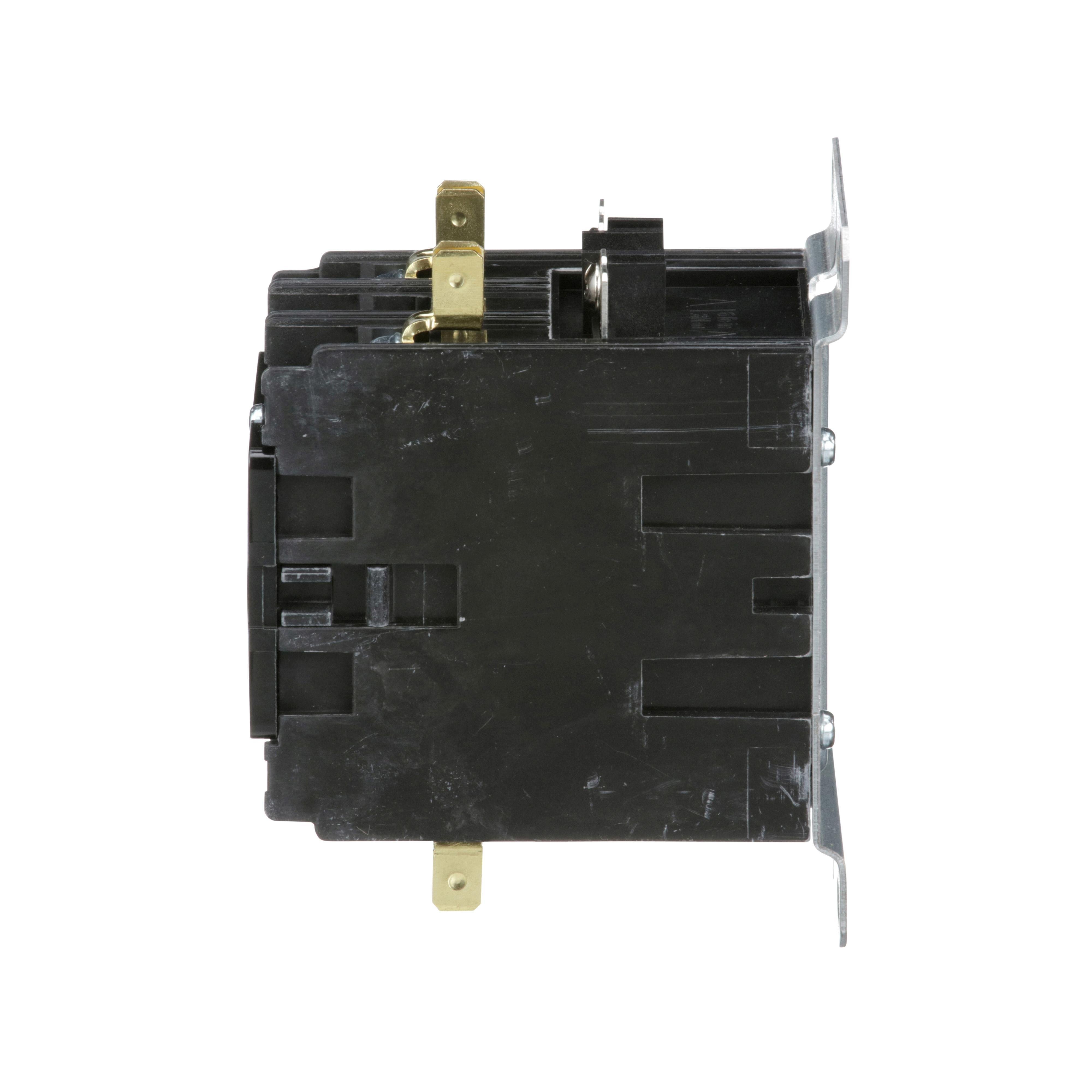 Picture of 8910DPA32V02 - Contactor, Definite Purpose, 30A, 2 pole, 5HP at 230VAC, 1 phase, 110/120VAC coil at 50/60Hz, open
