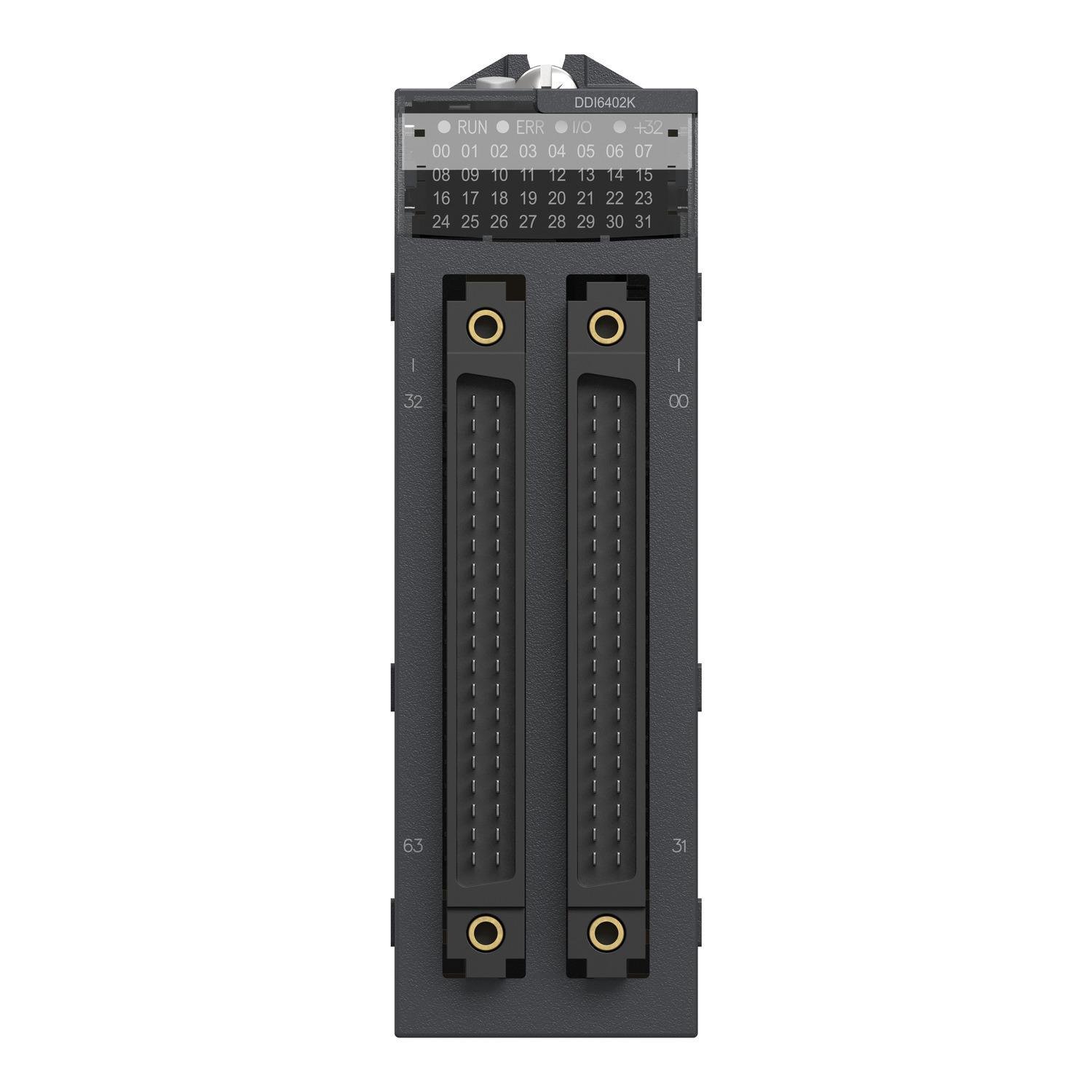 BMXDDI6402K - discrete input module, Modicon X80, 64 inputs, 24V DC positive