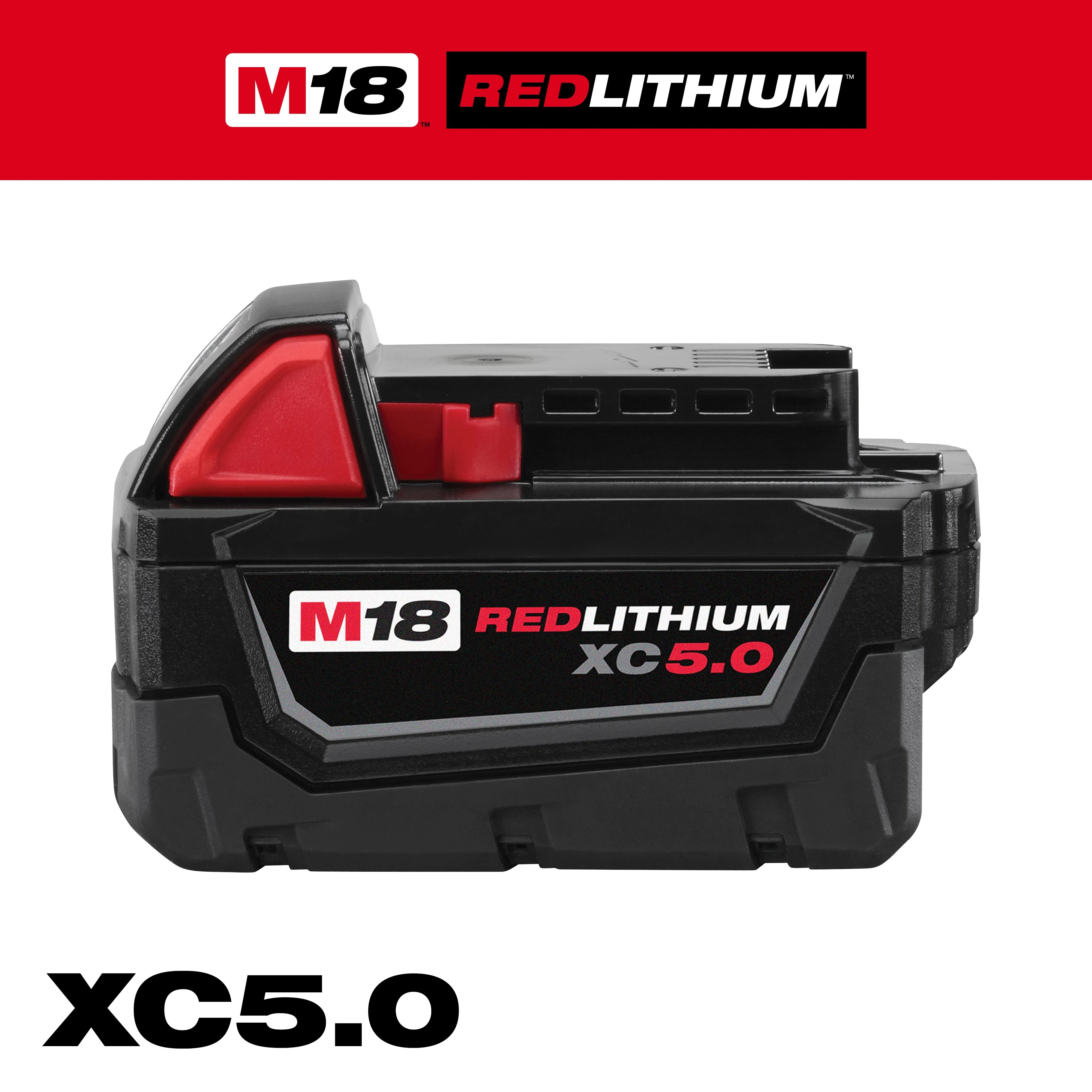 Picture of 48-11-1850 - M18™ REDLITHIUM™ XC 5.0Ah Extended Capacity Battery Pack