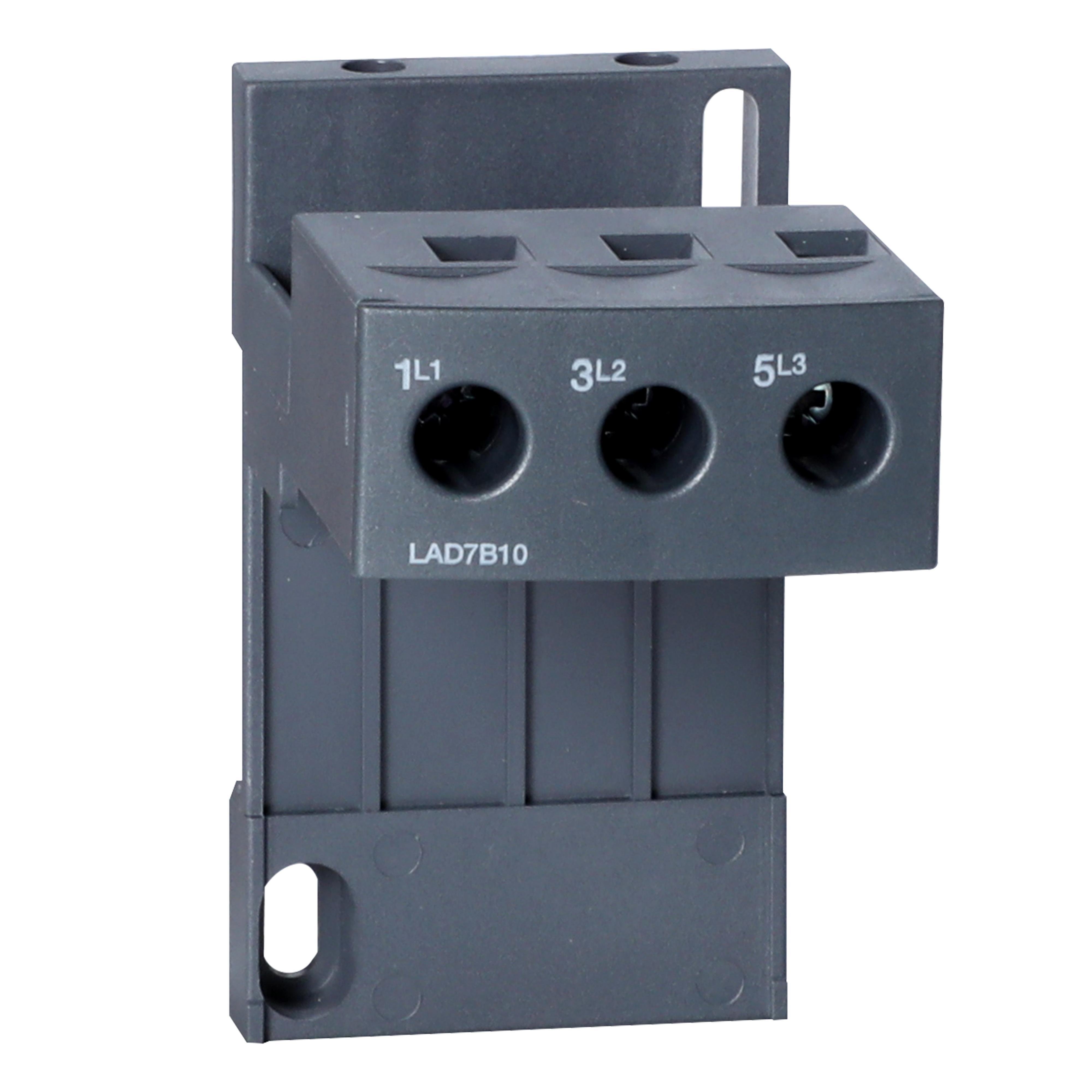 Picture of LAD7B10 - TeSys D, separate mount kit, for LRD01 to LRD35 and LR3D01 to LR3D35 overload relays, screw clamp terminals