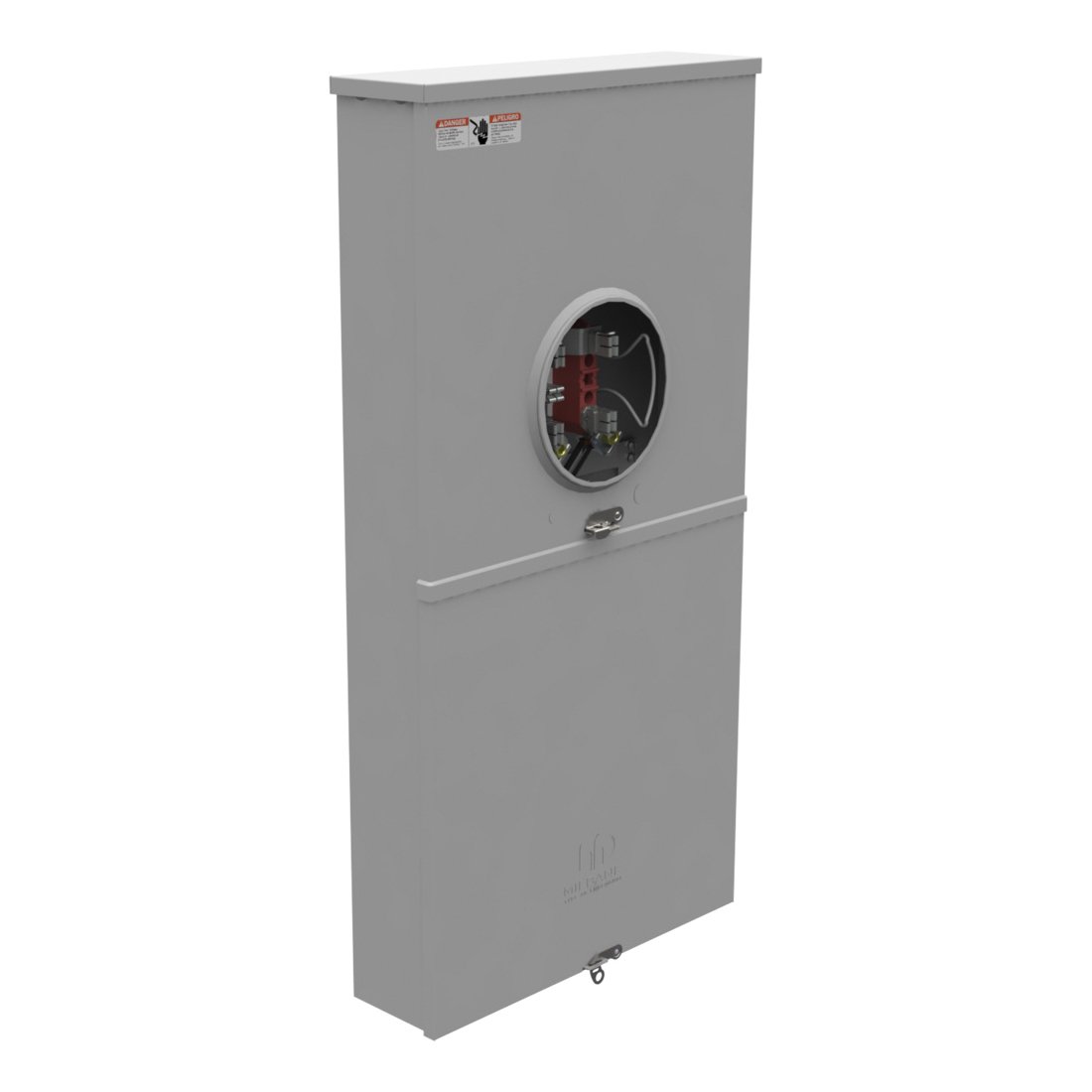 Picture of U5898-O-200 - 4 Terminal Ringless Plain Top 1-200 Ampere Main Breaker 8 Circuit Side Wireway