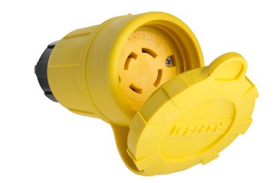29W76 - Turnlok® 29W76 Watertight NEMA 4X/6P Locking Connector,Yellow