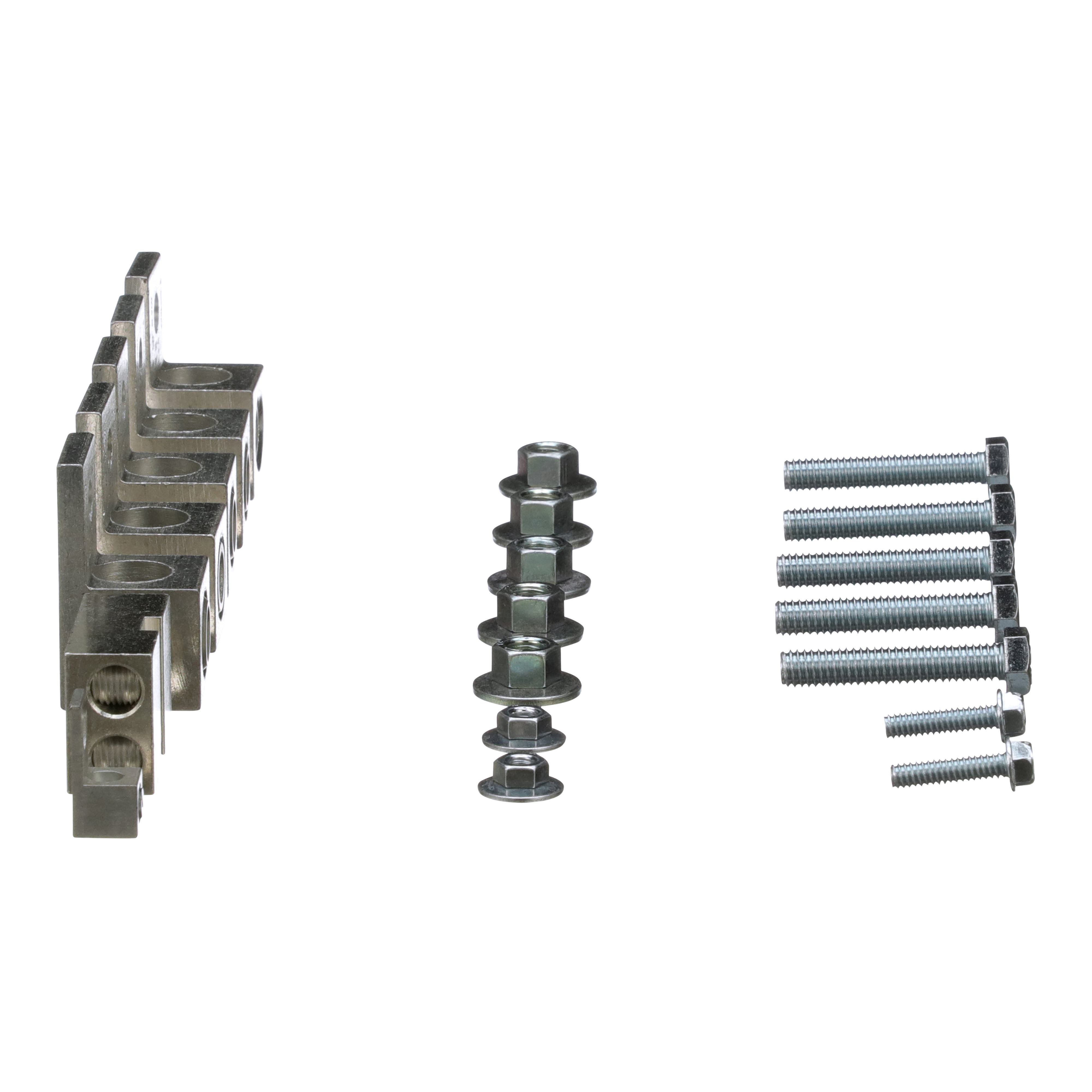 Picture of DASKGS250 - Transformer accessory, lug kit, mechanical, 250A, 350kcmil to 6 AWG, qty 5