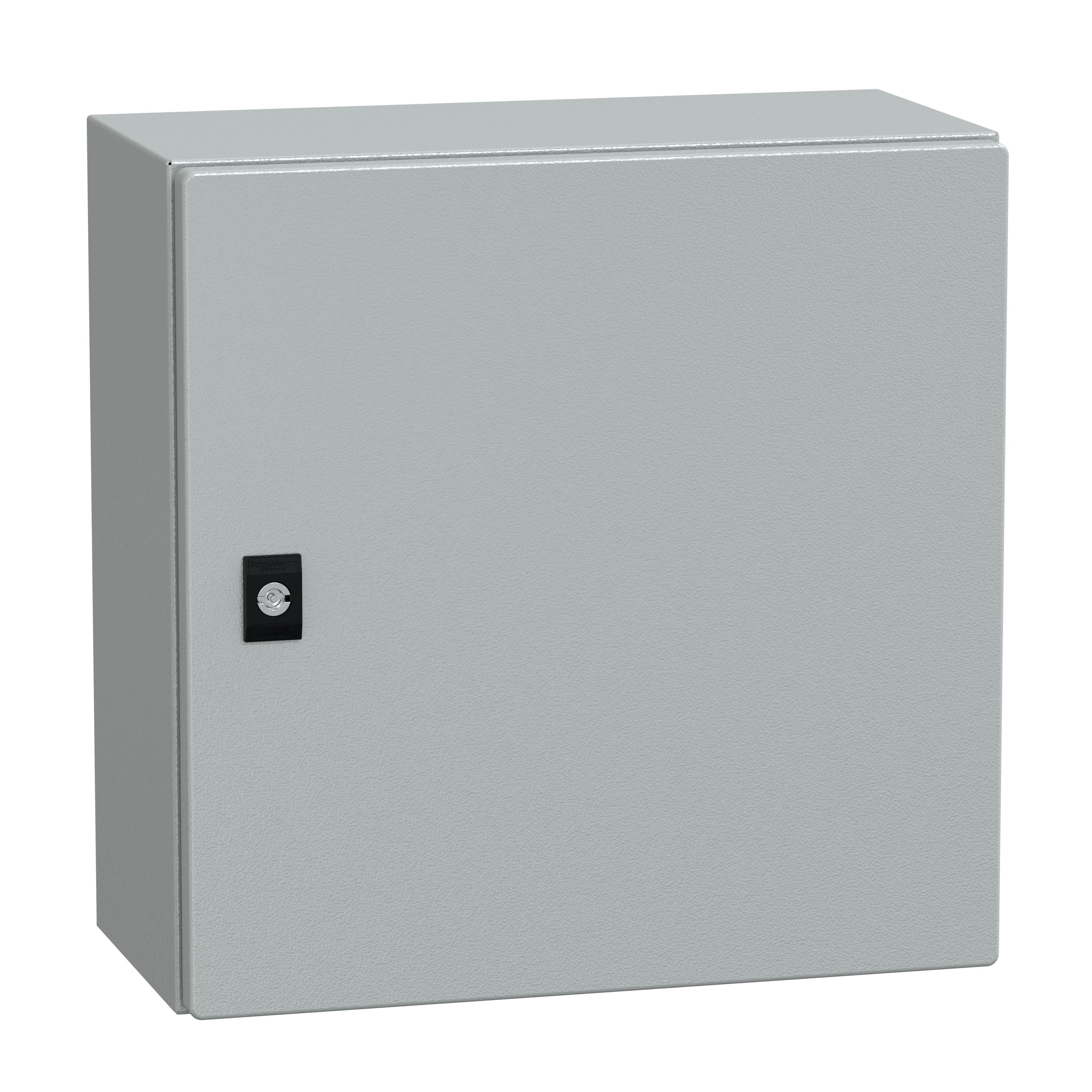 Picture of NSYCRN44200 - PanelSeT CRN plain door w/o mount.plate. H400xW400xD200 IP66 IK10 RAL7035..