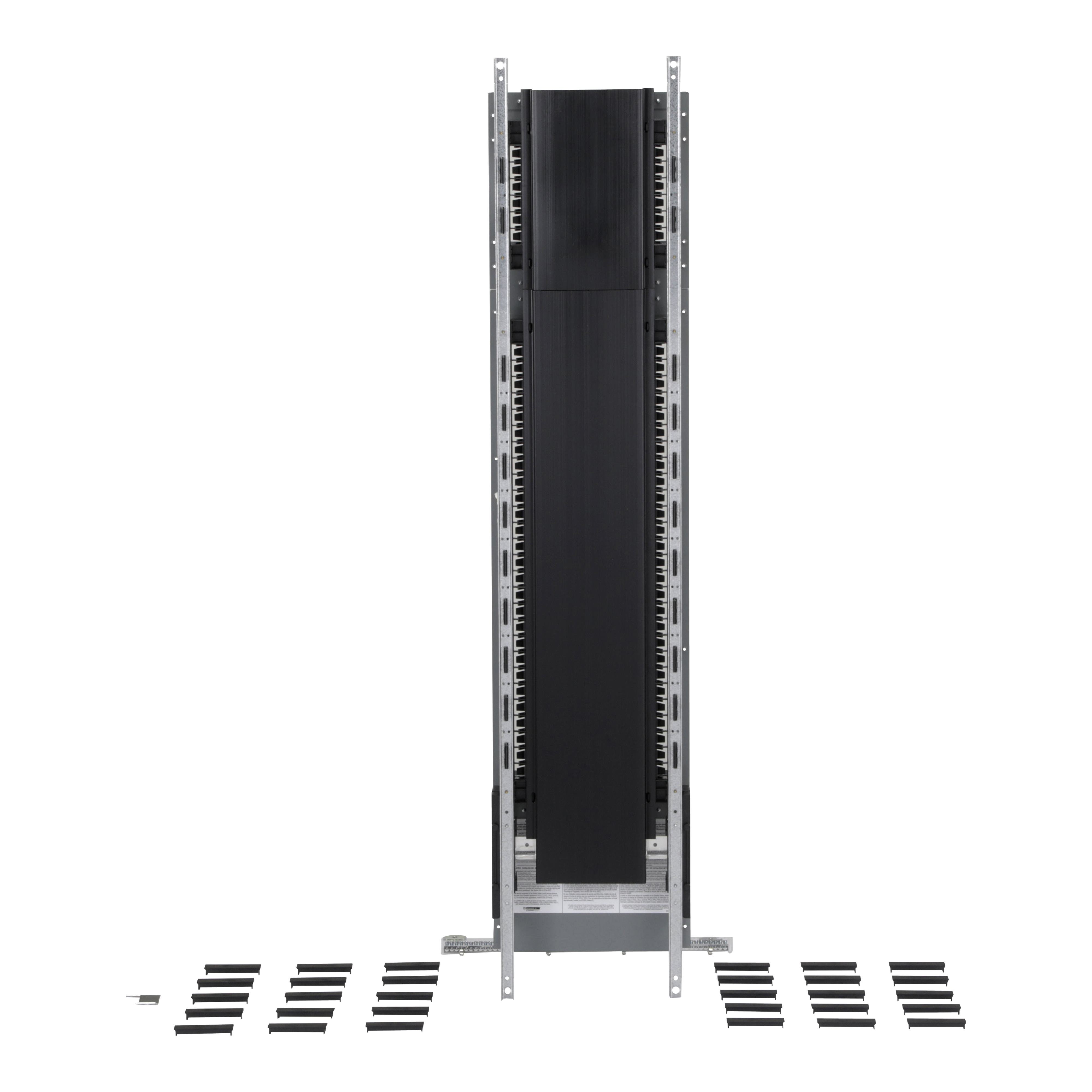 Picture of NF466L2C - Panelboard interior, NF, main lugs, 250A, Cu bus, 66 pole spaces, 3 phase, 4 wire, 600Y/347VAC max