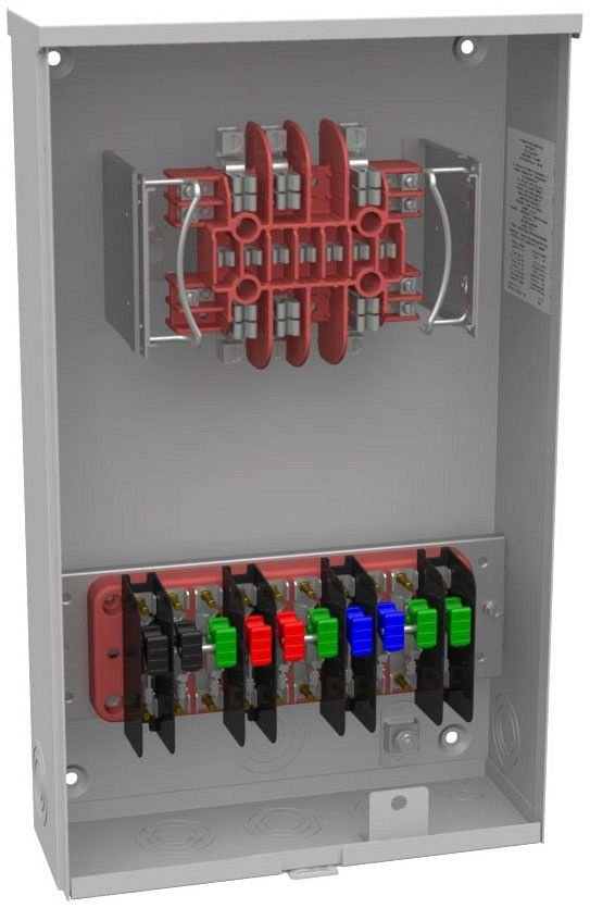 UC7445-O-311-NOE - 13 Terminal Ringless Plain Top Test Switch Prewired Northeast Utility New England Area