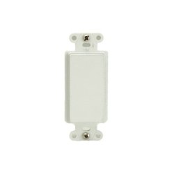 WP3410-WH - Blank Decorator Outlet Strap, White