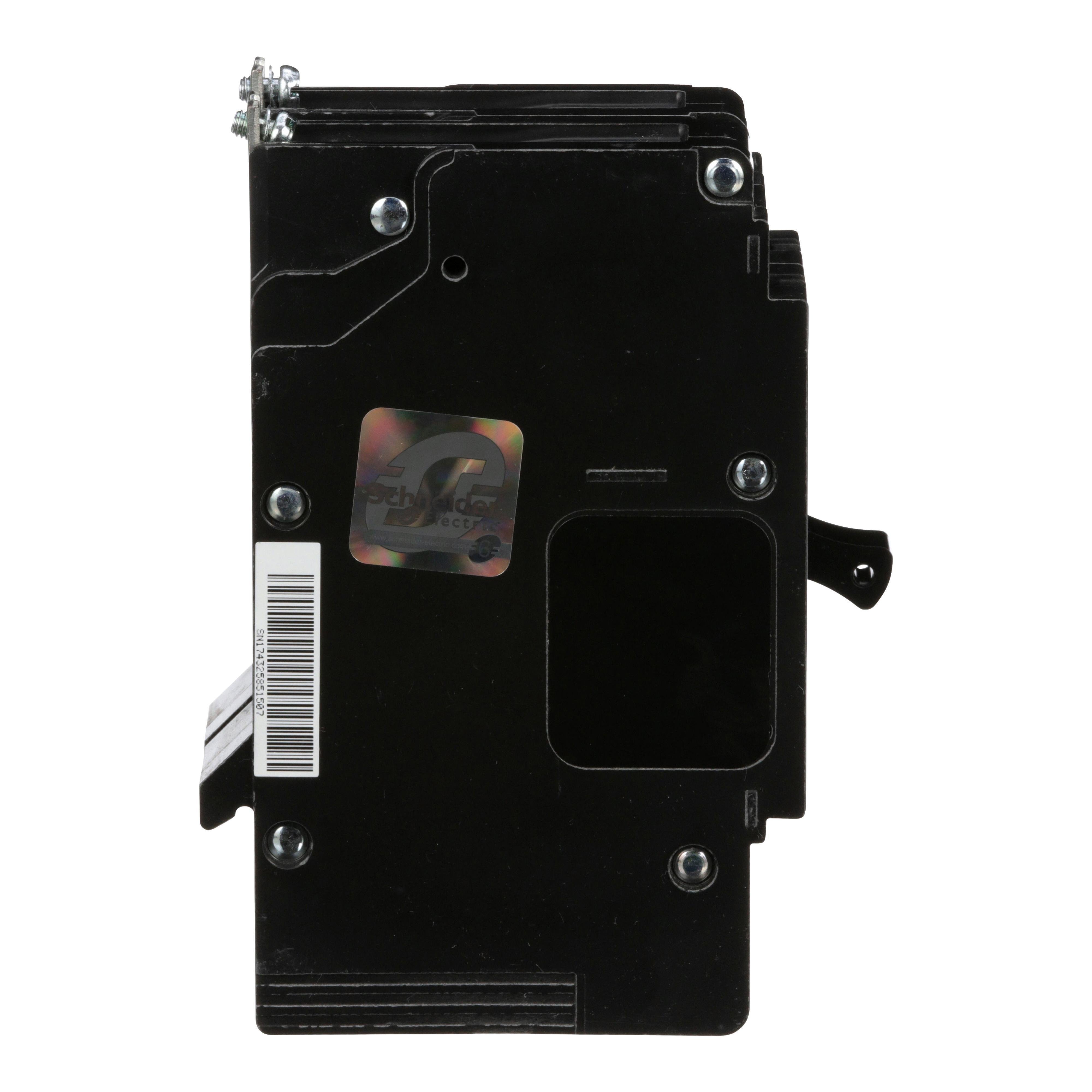 Picture of EDB24025 - Mini circuit breaker, E-Frame, 25A, 2 pole, 480Y/277VAC, 25kA max, bolt on [TAA]