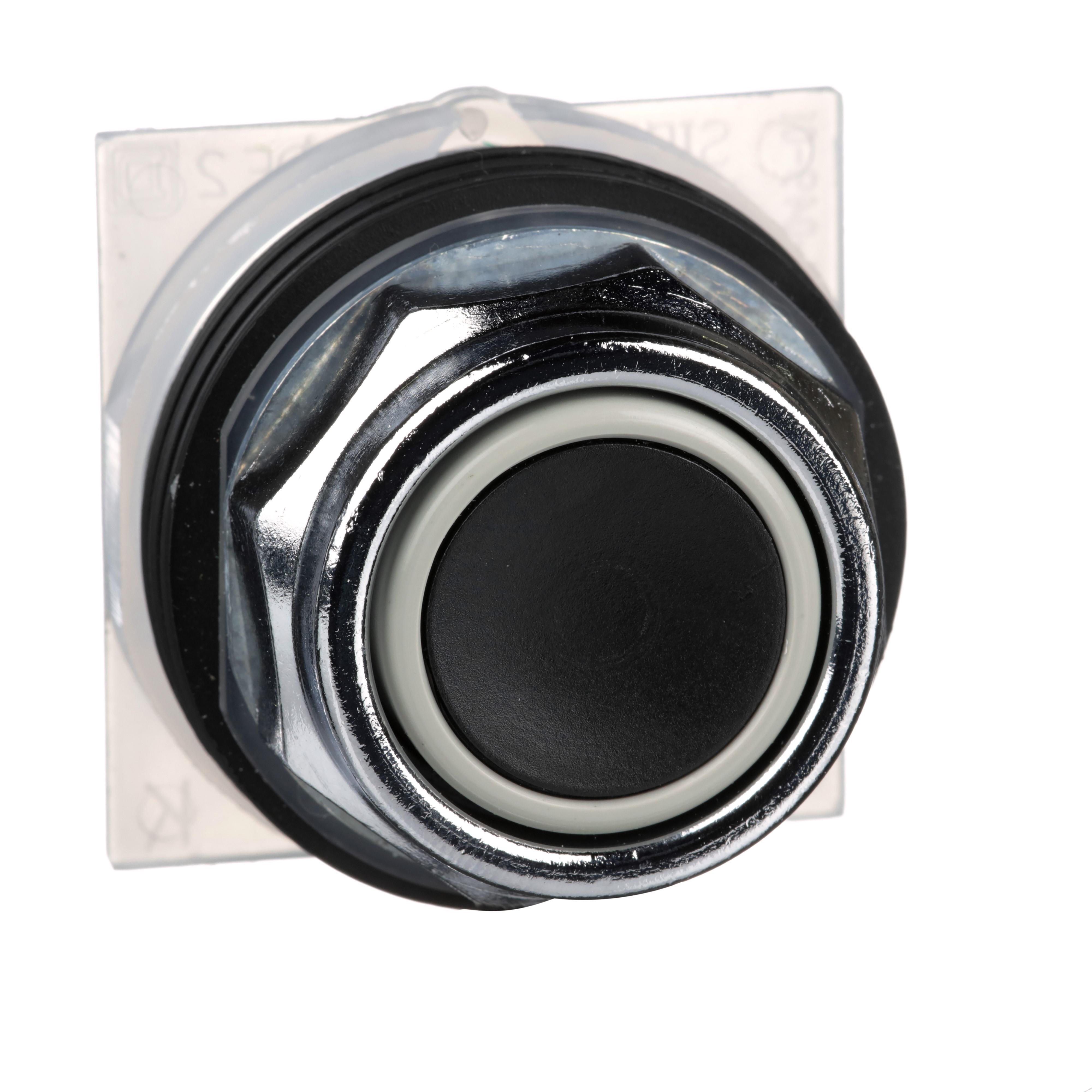 9001KR1B - 30mm Push Button, Type K, push button, full guard, black