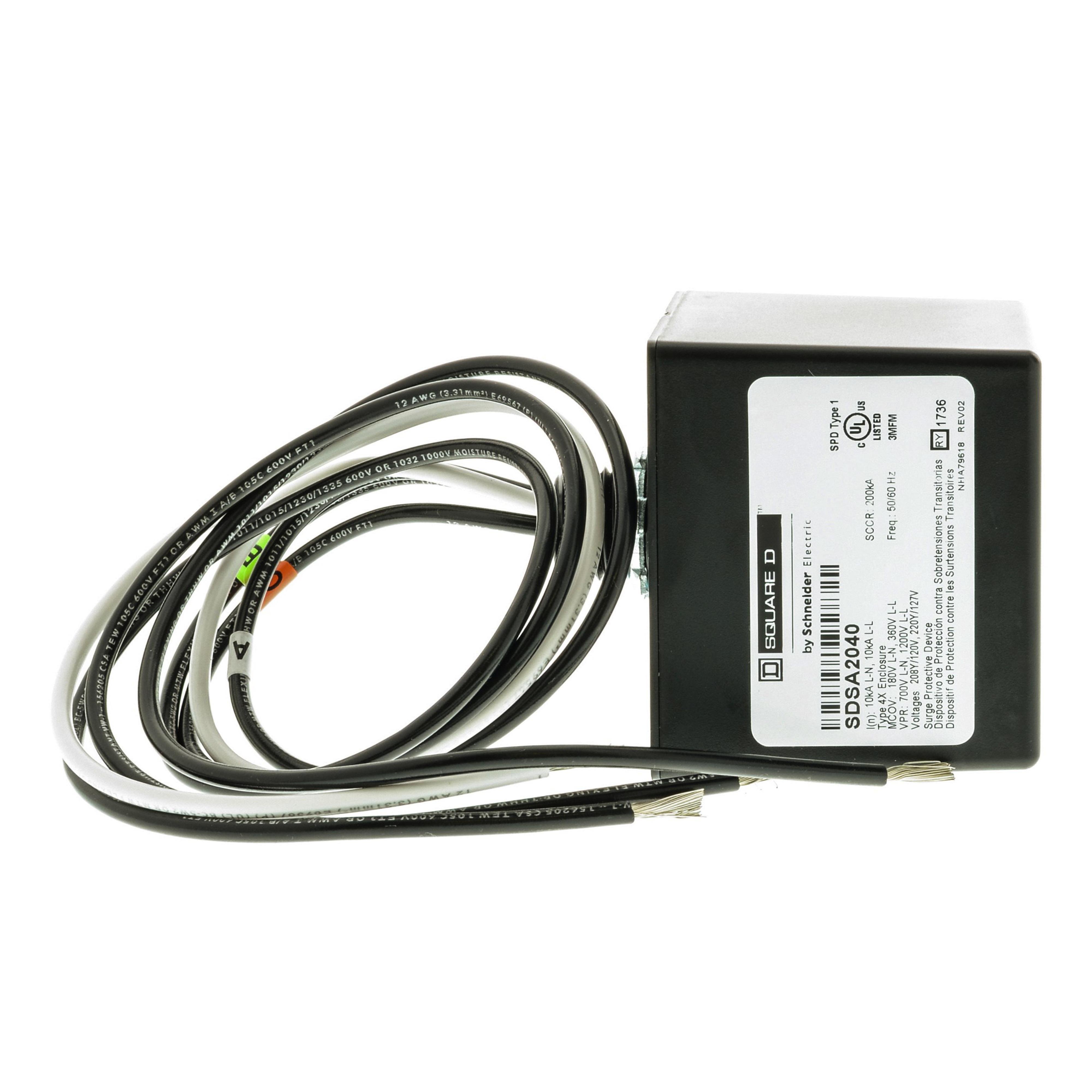 Picture of SDSA2040 - Surge protection device, Surgelogic, 40kA, 208Y/120 VAC, 3 phase, 4 wire, NEMA 4X