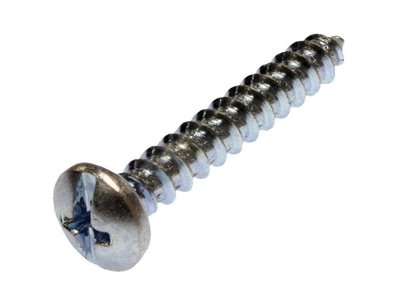Picture of JTSP28 - Metallics JTS28 Zinc Chromate Steel Phillips/Slotted Drive Pan Head Sheet Metal Screw #10 x 1 Inch