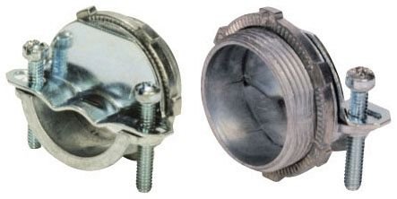 C51S - ZINC NON-WATERTIGHT SHORT BODY CONNECTORS, 1-1/4”