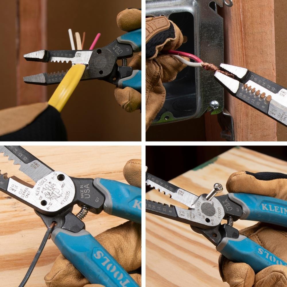 Picture of K12035 - Klein-Kurve® Heavy-Duty Wire Stripper 8-20 AWG